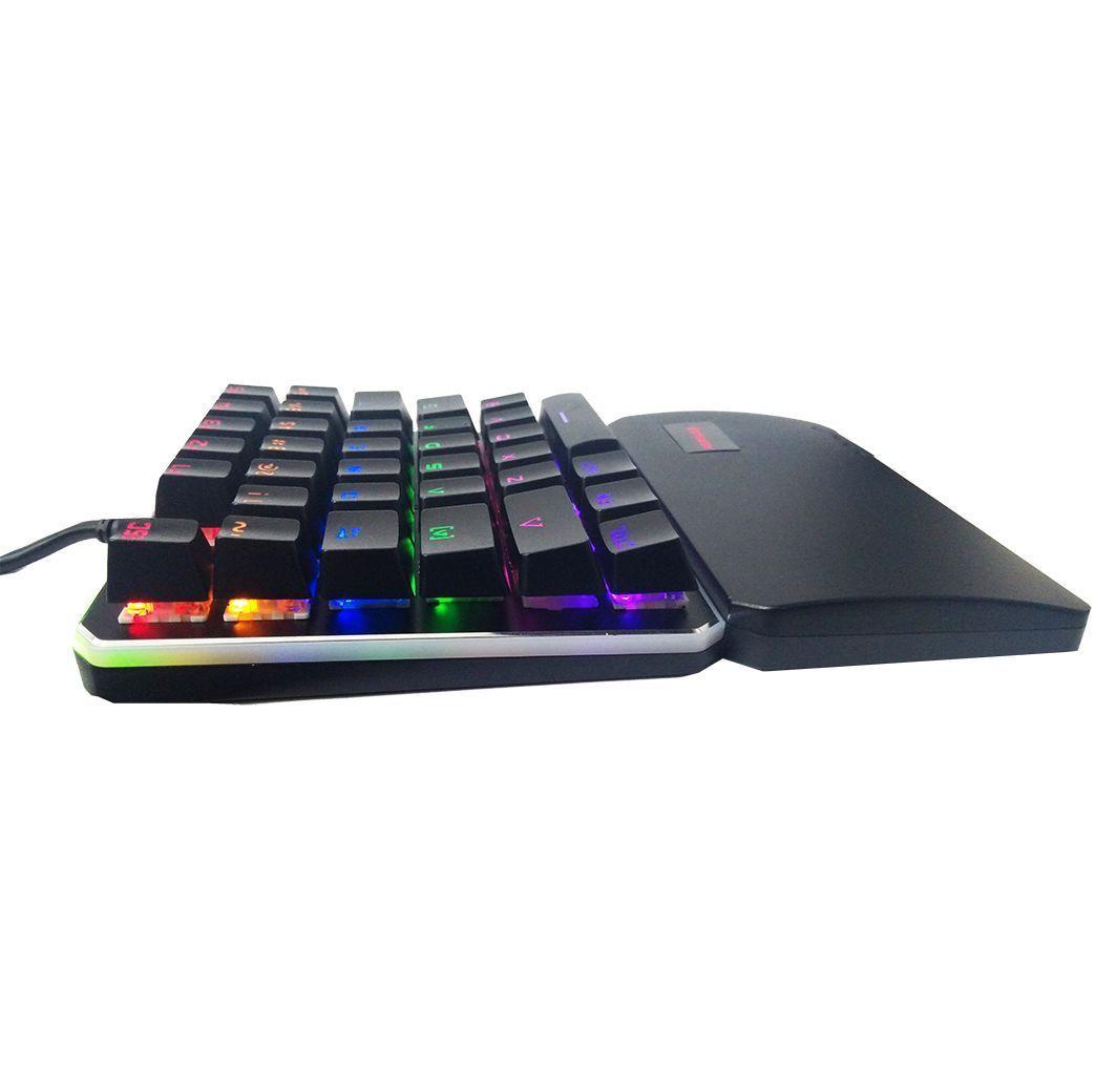 TECLADO GAMER REPTILEX RX0015 UNA MANO 35 TECLAS MECÁNICO-3