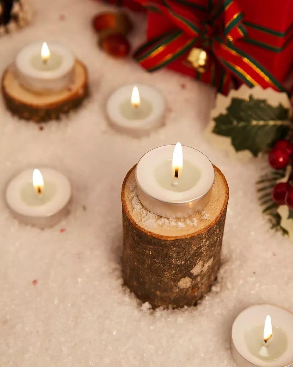 Velas Tealight Blancas Flotantes - 50 Unid., Elegantes-2