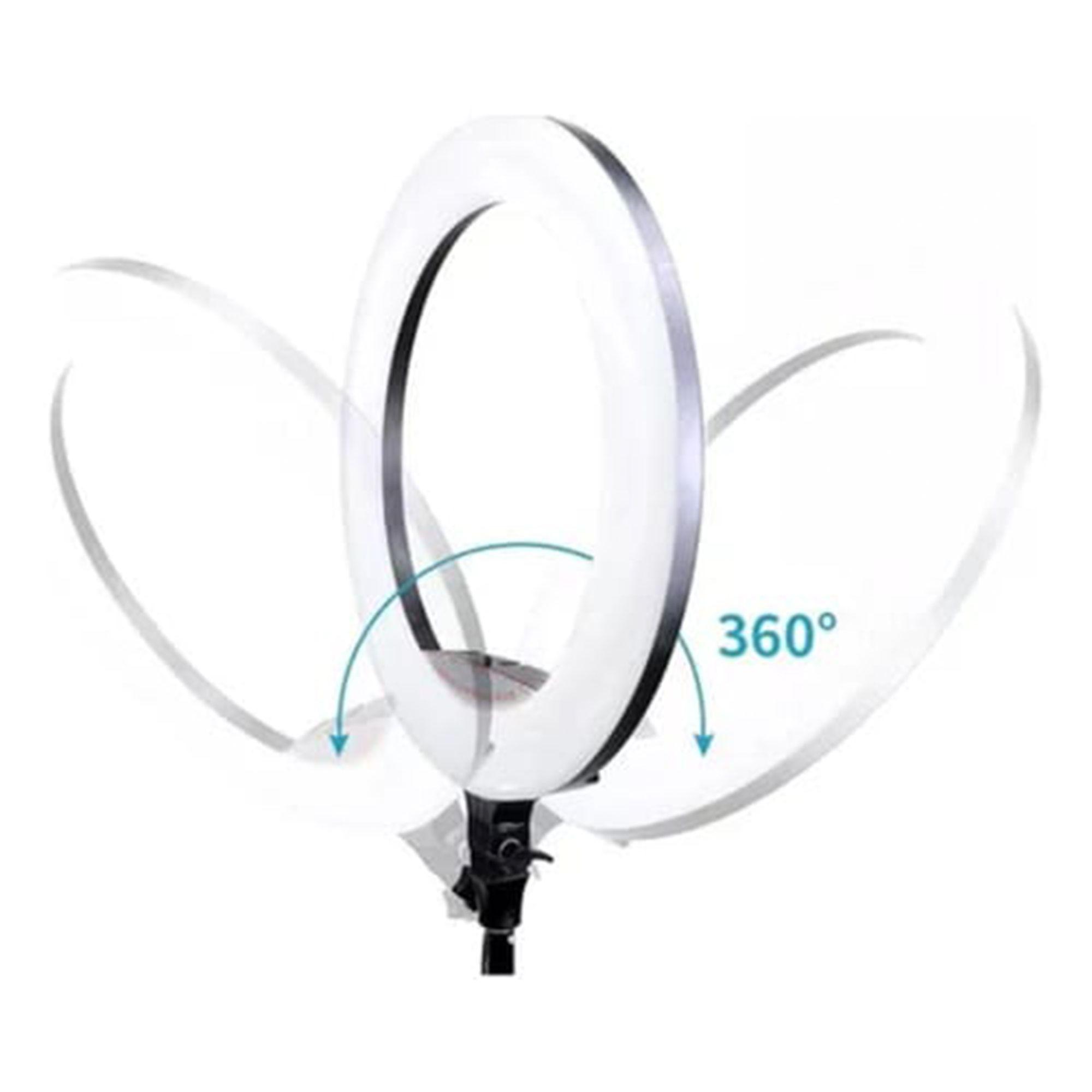Aro de Luz LED 45 cm LJJ-45 con Trípode Profesional-5