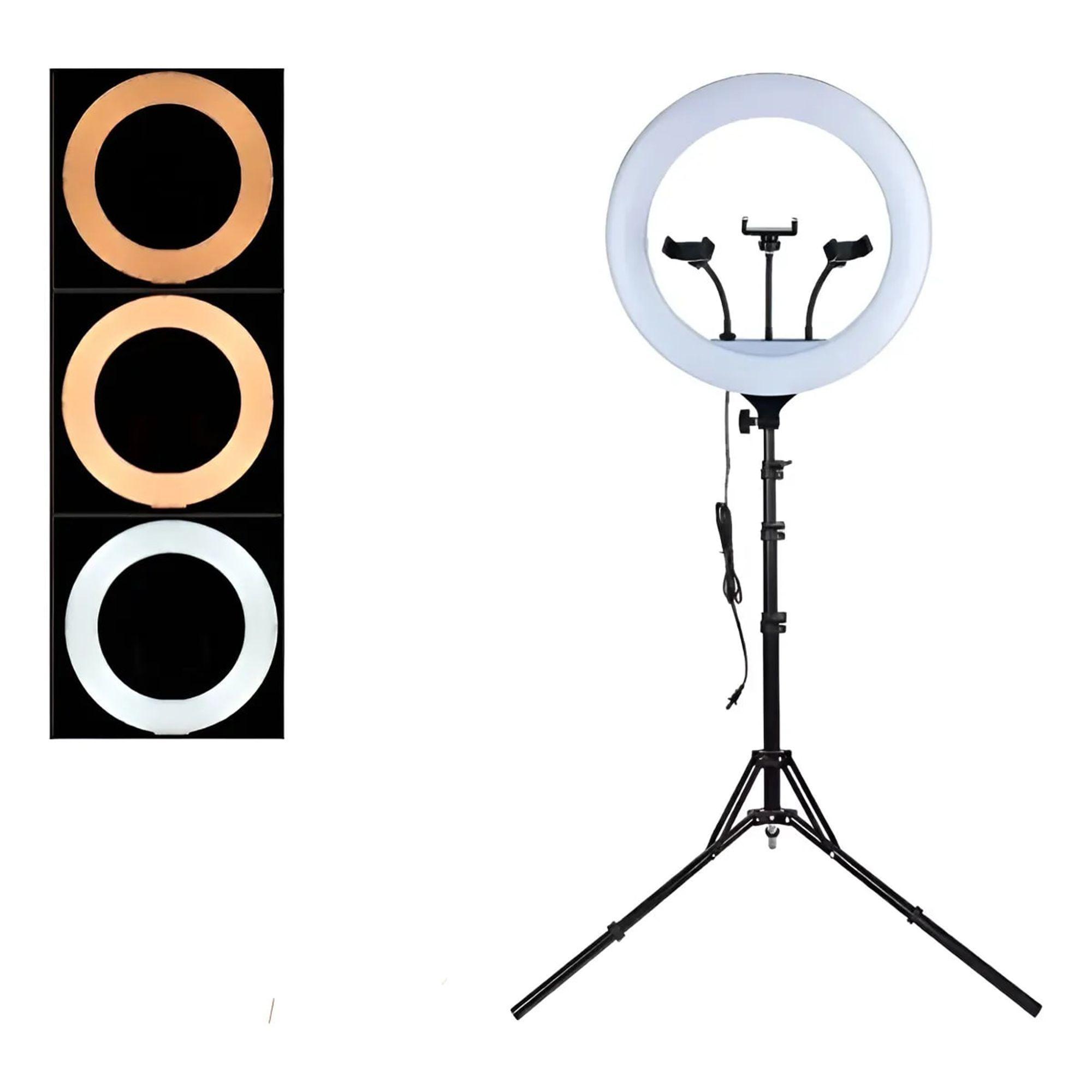 Aro de Luz LED 45 cm LJJ-45 con Trípode Profesional-6