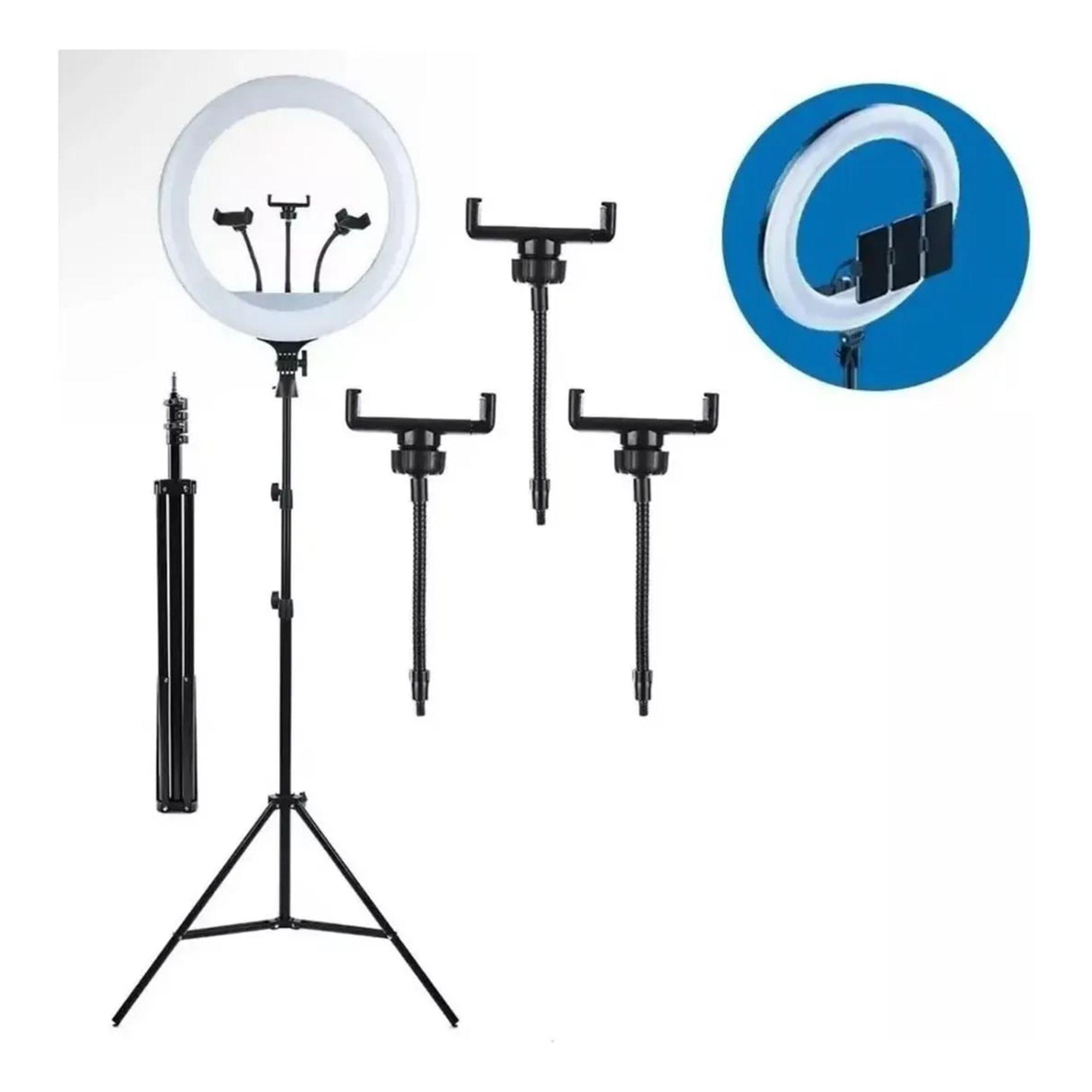 Aro de Luz LED 45 cm LJJ-45 con Trípode Profesional-7