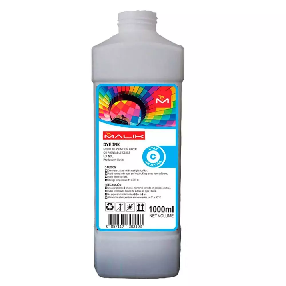 Tinta Cyan 1 Litro compatible Canon Pixma Tinta continua G610-1