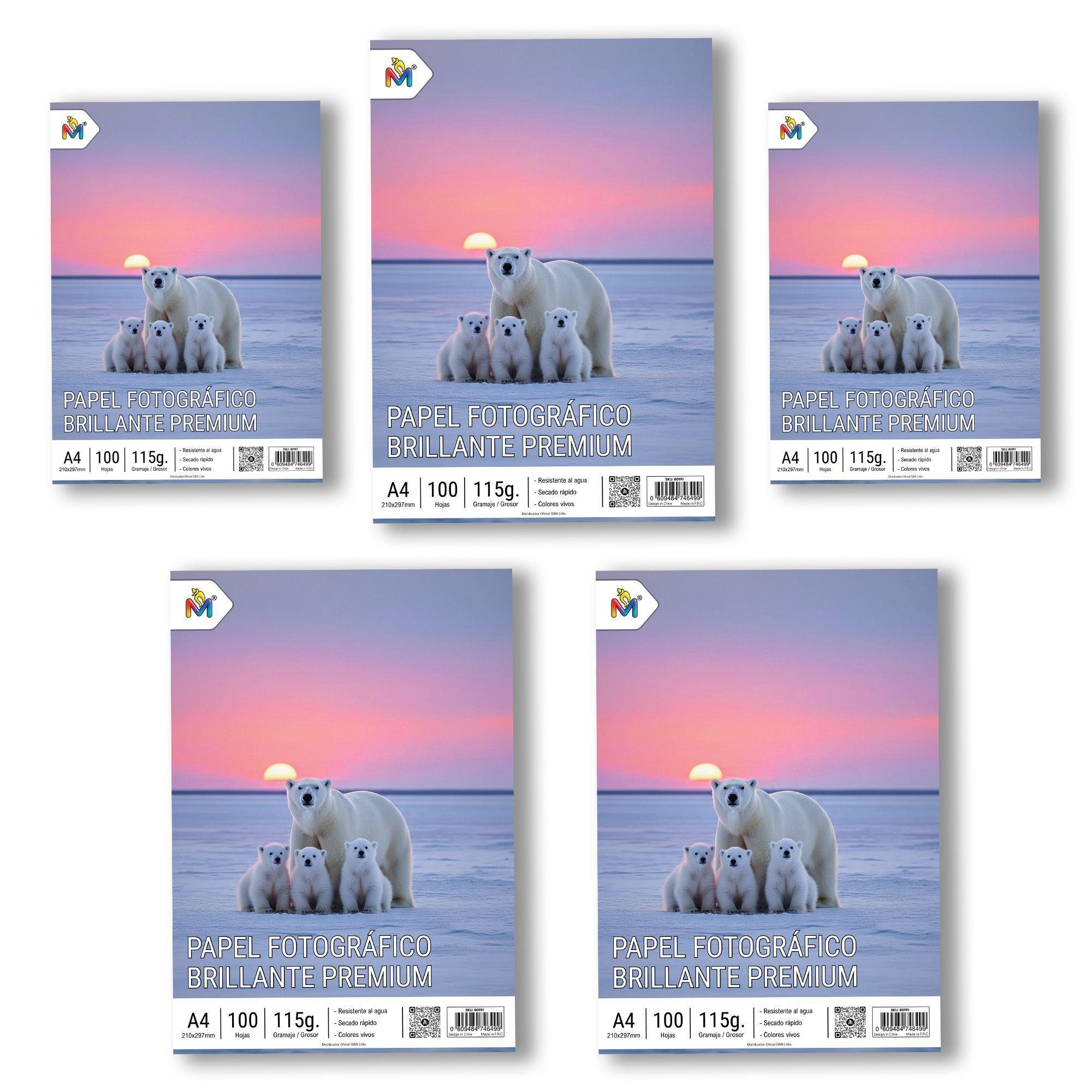 Papel Foto A4 115g x500 Hojas - Mayorista Candy Bar Pro-0