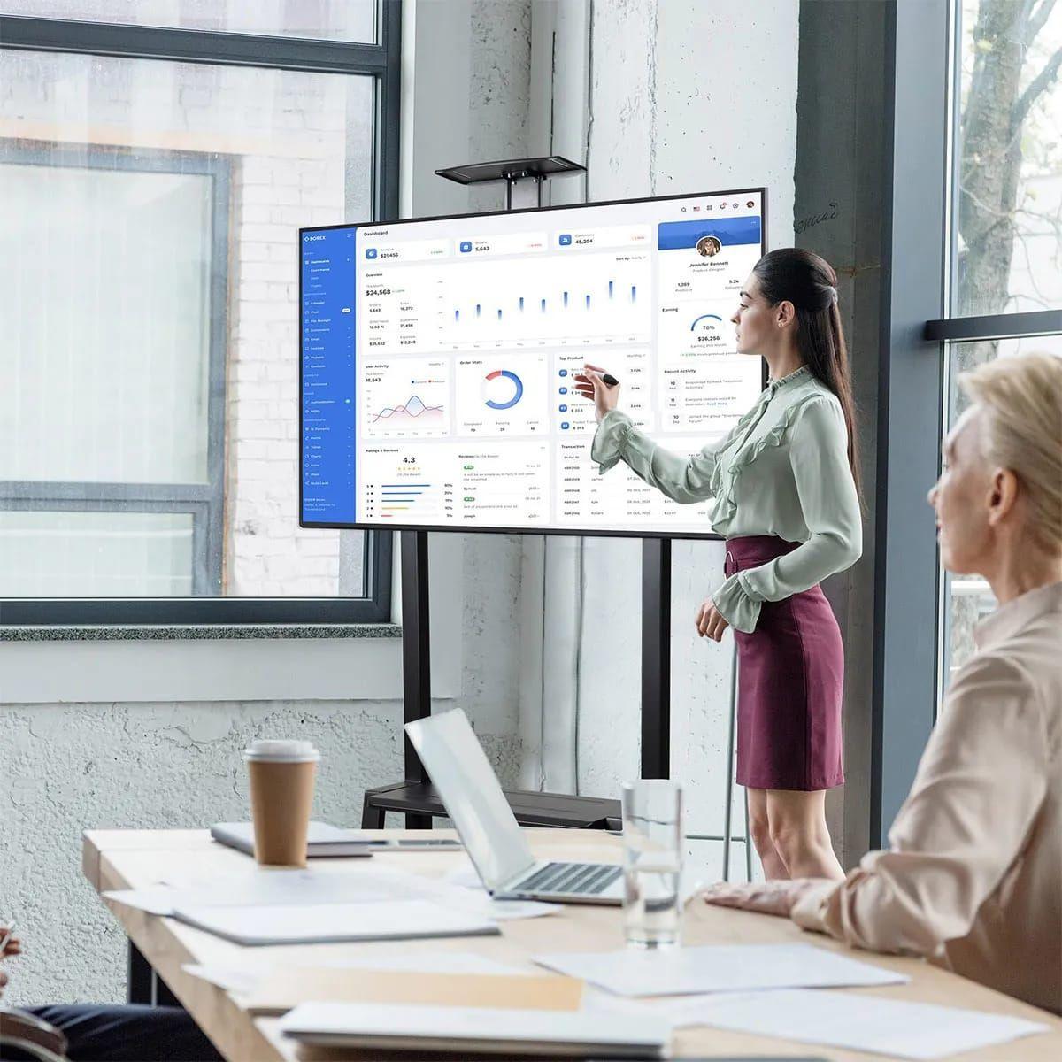 Pedestal para TV con Ruedas 32-75 Pulgadas 1700-4