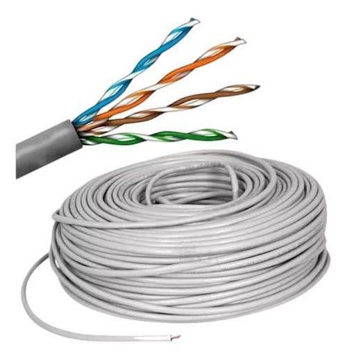 Cable Red UTP Cat 7 Blindado 100m-Máxima Velocidad Interior-0