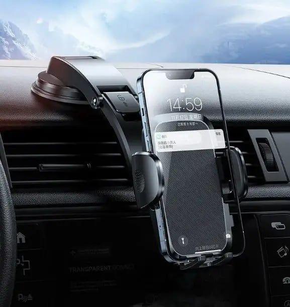 SOPORTE PARA AUTO DE SUCCION 360º NEGRO REMAX RM-C59-1