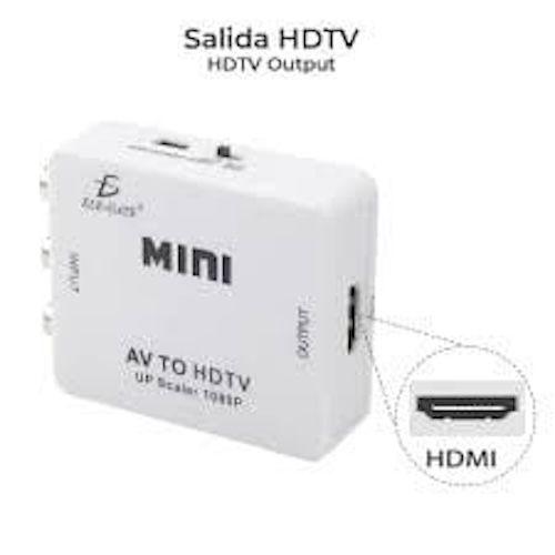 Adaptador RCA a HDMI: Convierte 3 RCA a HDMI Full HD-6