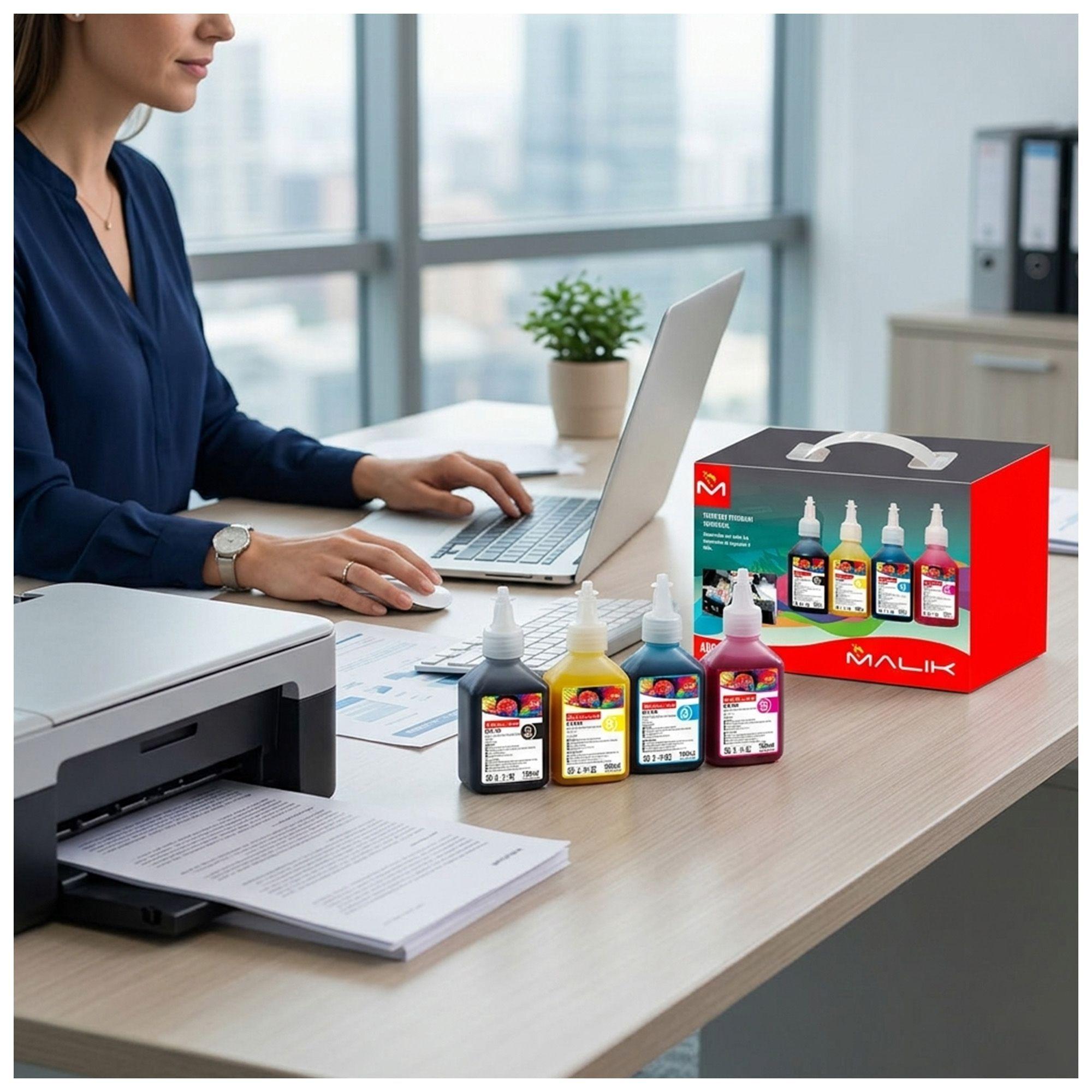Pack 4 Tintas de 100 ml para Canon Pixma G2110-1