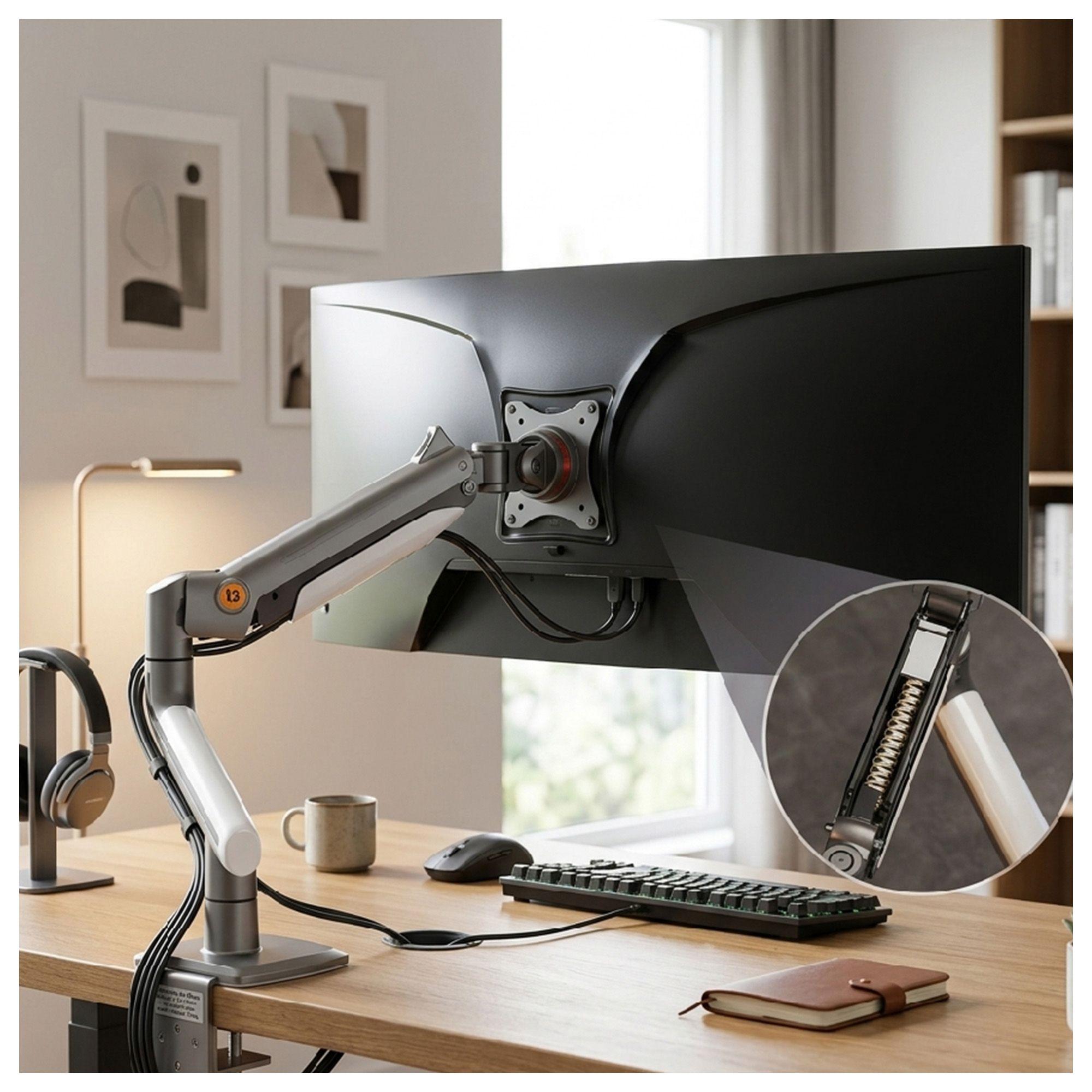 Soporte Monitor 27 a 50 Pulgadas NB-A5 Escritorio-3