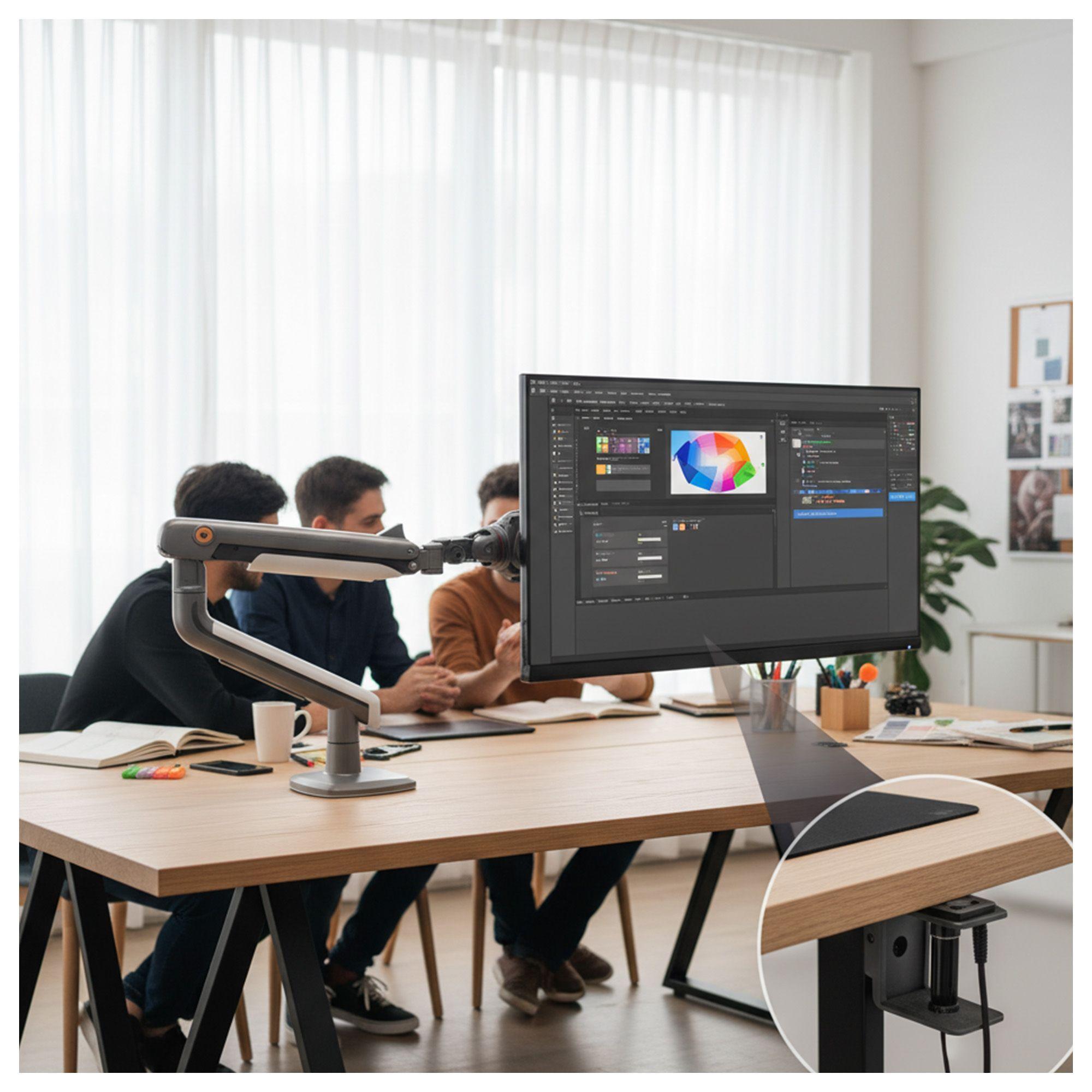 Soporte Monitor 27 a 50 Pulgadas NB-A5 Escritorio-4