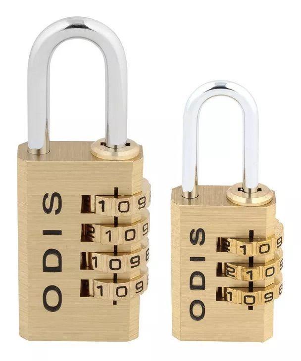 Candado Odis Set Viajero 3 Y 4 Diales - Linea Viajeros-0
