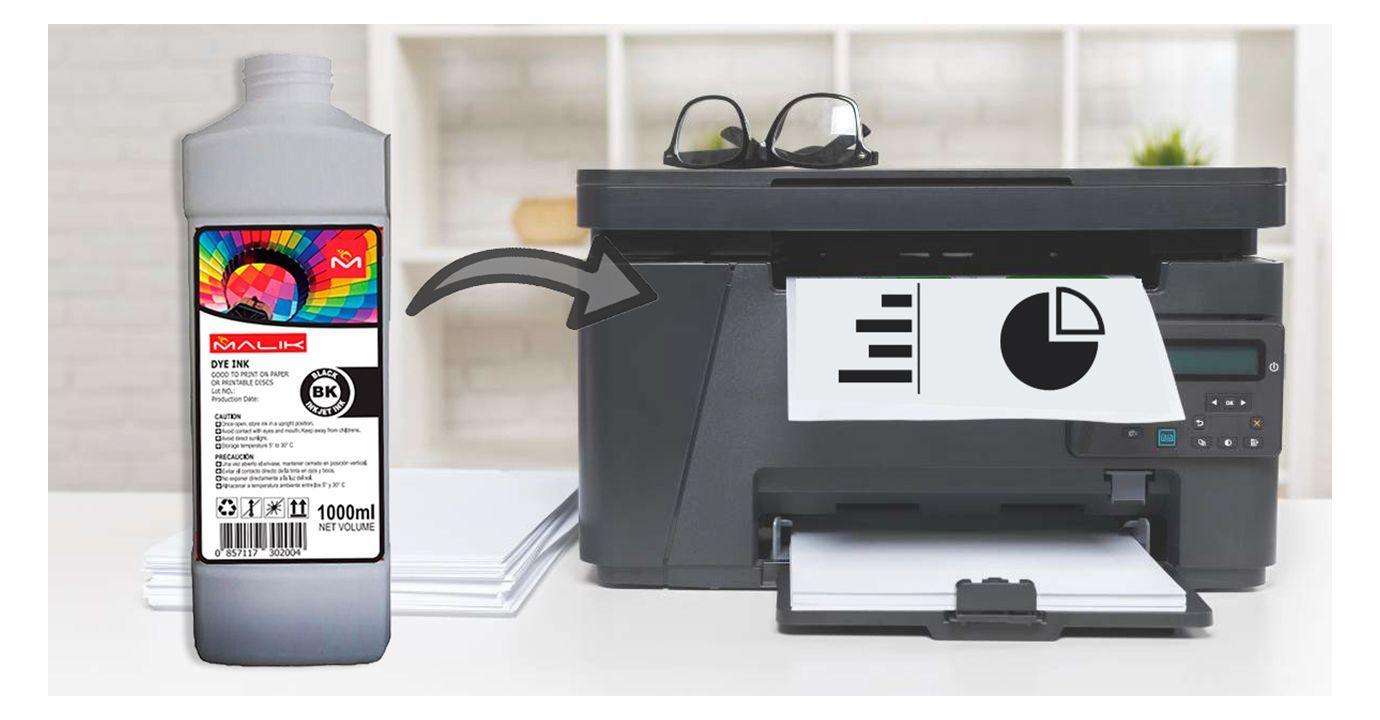 Tinta Negra 1 Litro compatible para Epson Ecotank L14150-1