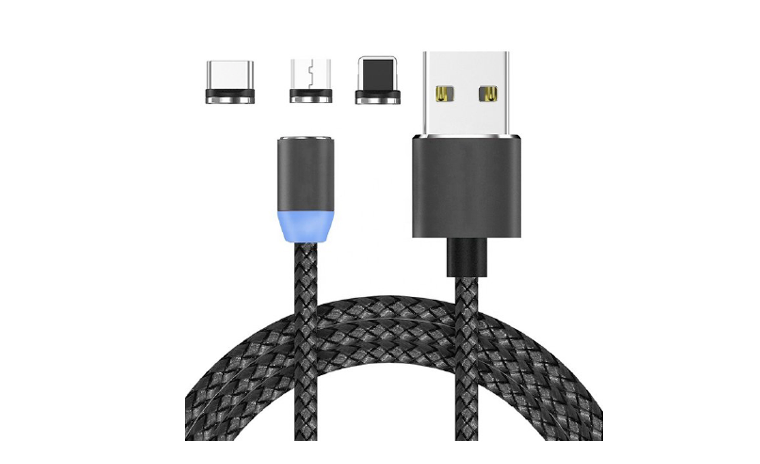 CABLE DE CARGA MAGNETICO 3 EN 1 TL057-1