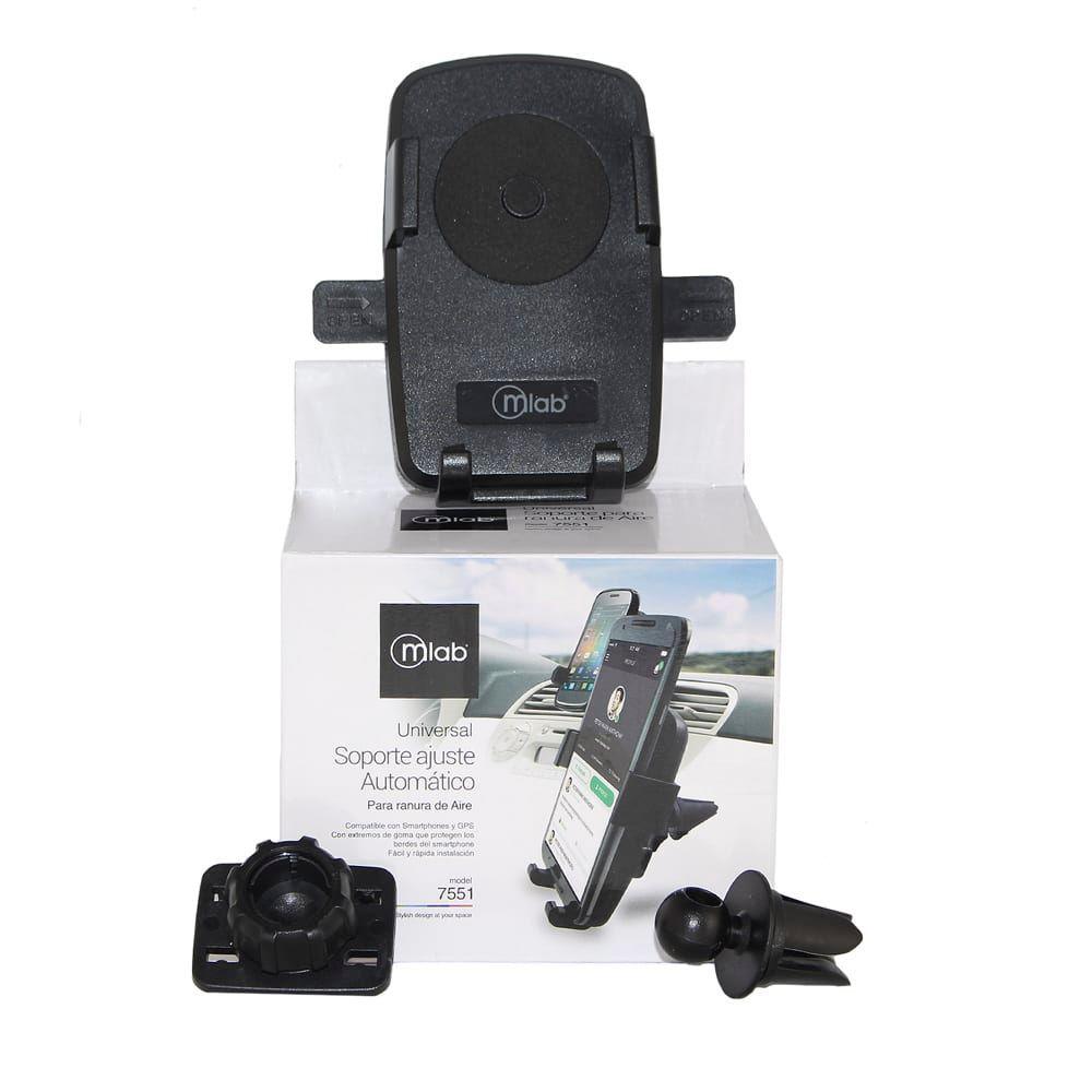 SOPORTE SMARTPHONE VENTANILLA AIRE DE AUTO MLAB-2