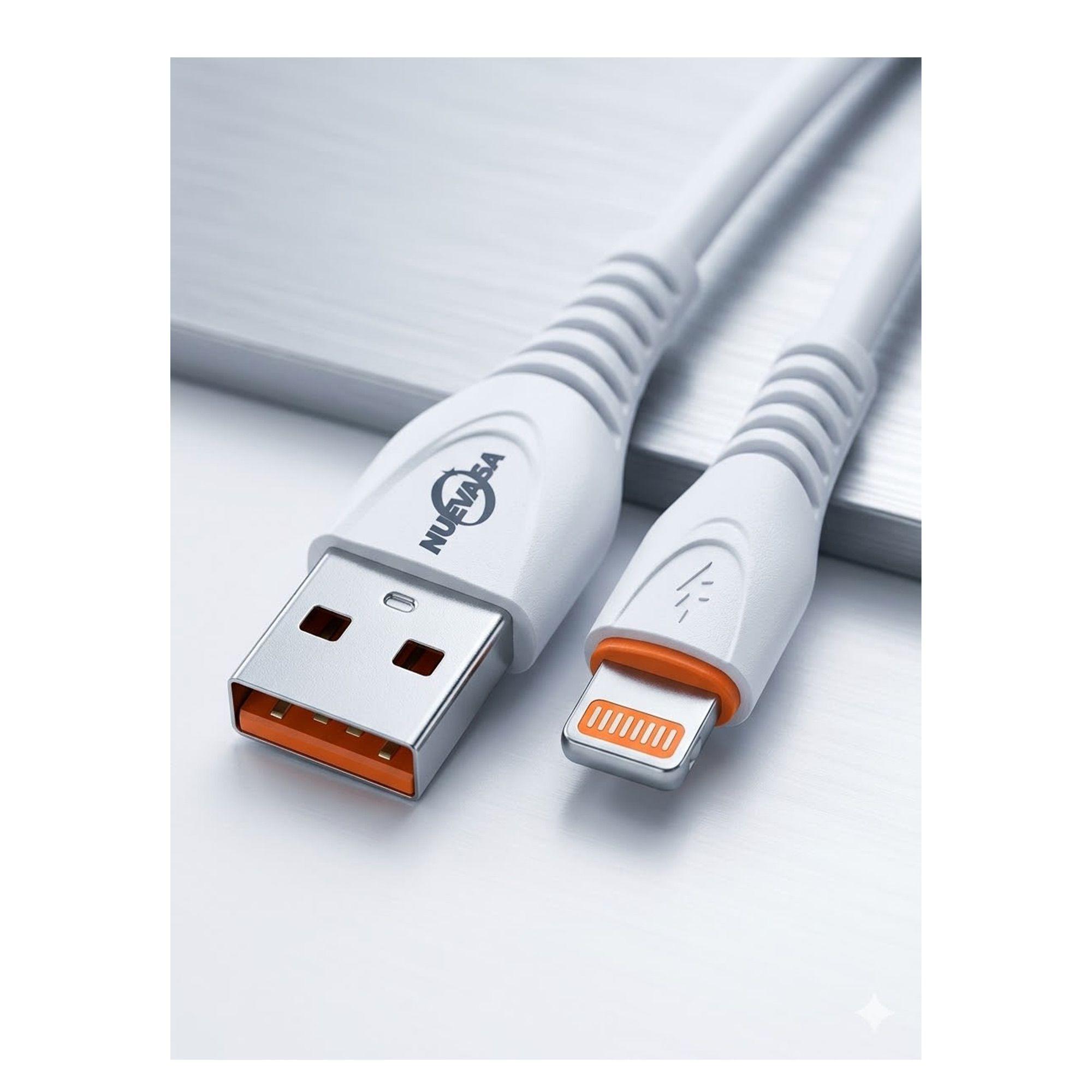 Cable Original USB a Lightning 6A 1m NVS-222 Carga Rápida-0