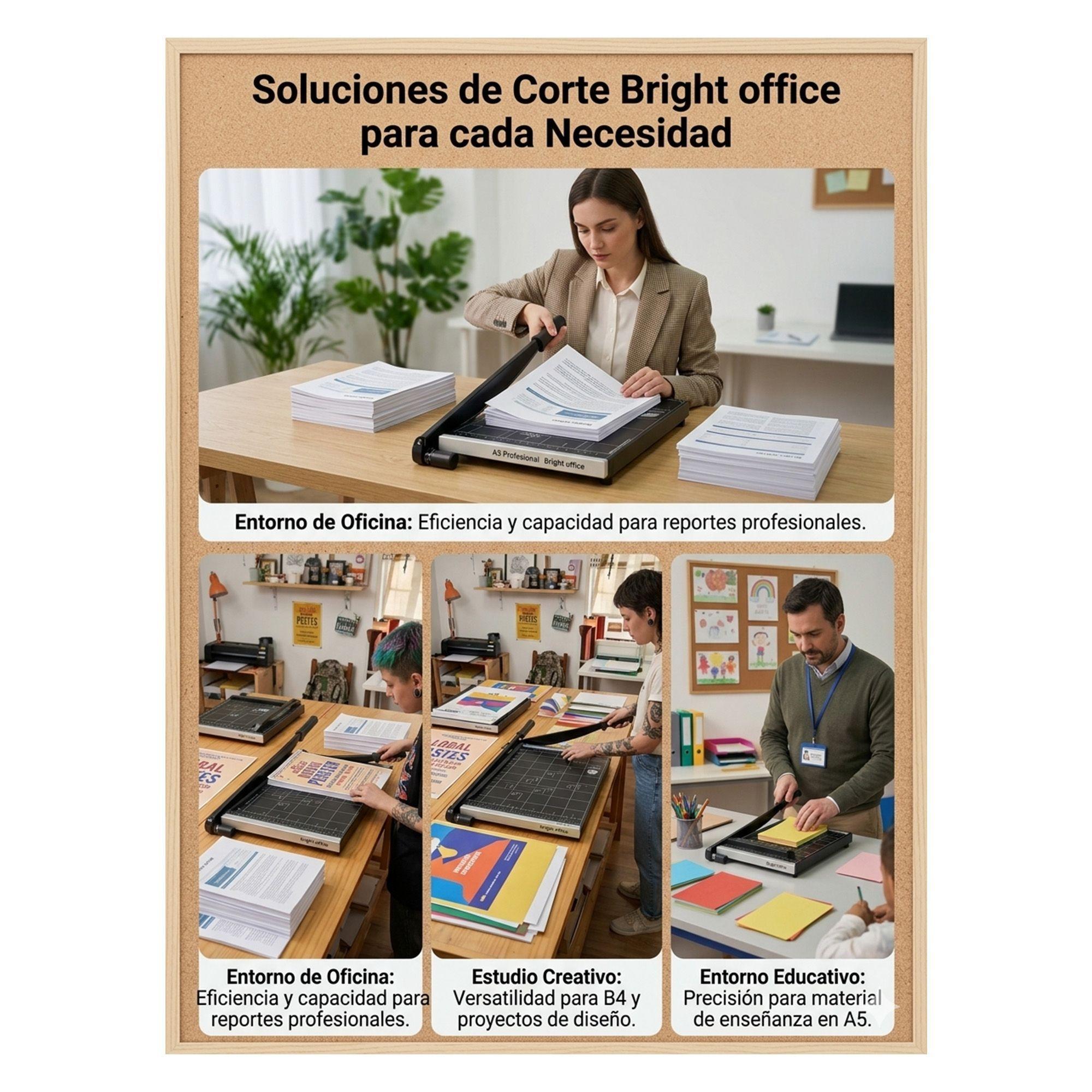Cortadora Papel Bright Office 8293 B4-2