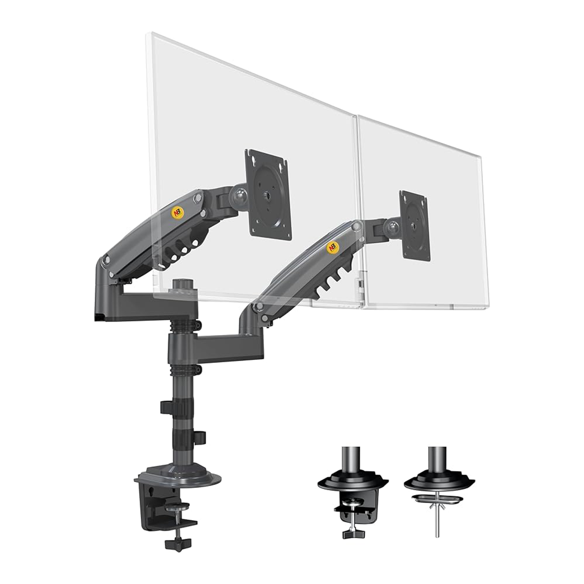 Soporte NB-H180 Escritorio 2 Monitores 17-35"-0