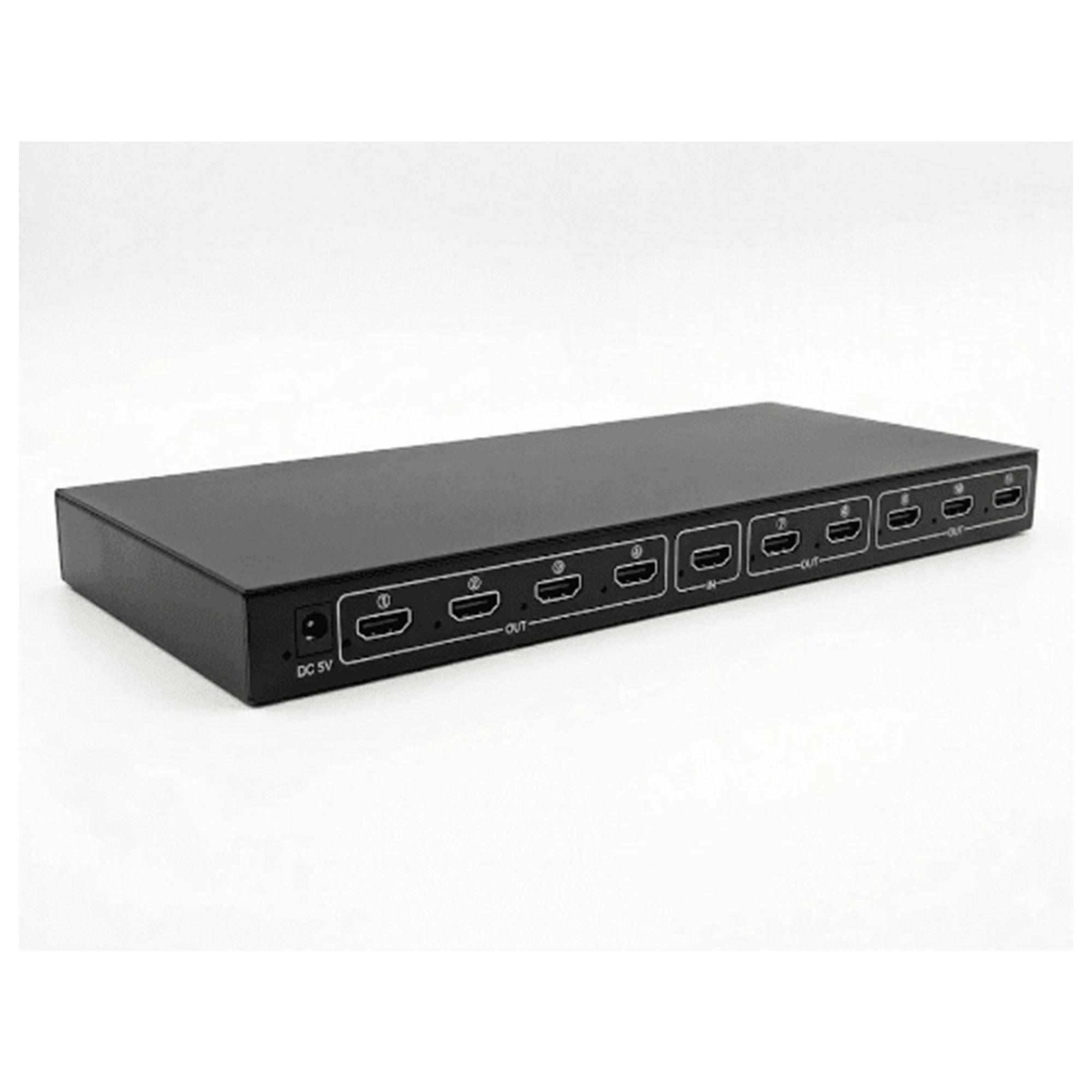 Distribuidor de Señal HDMI 4K 1 Entrada 8 Salidas Ultra-4
