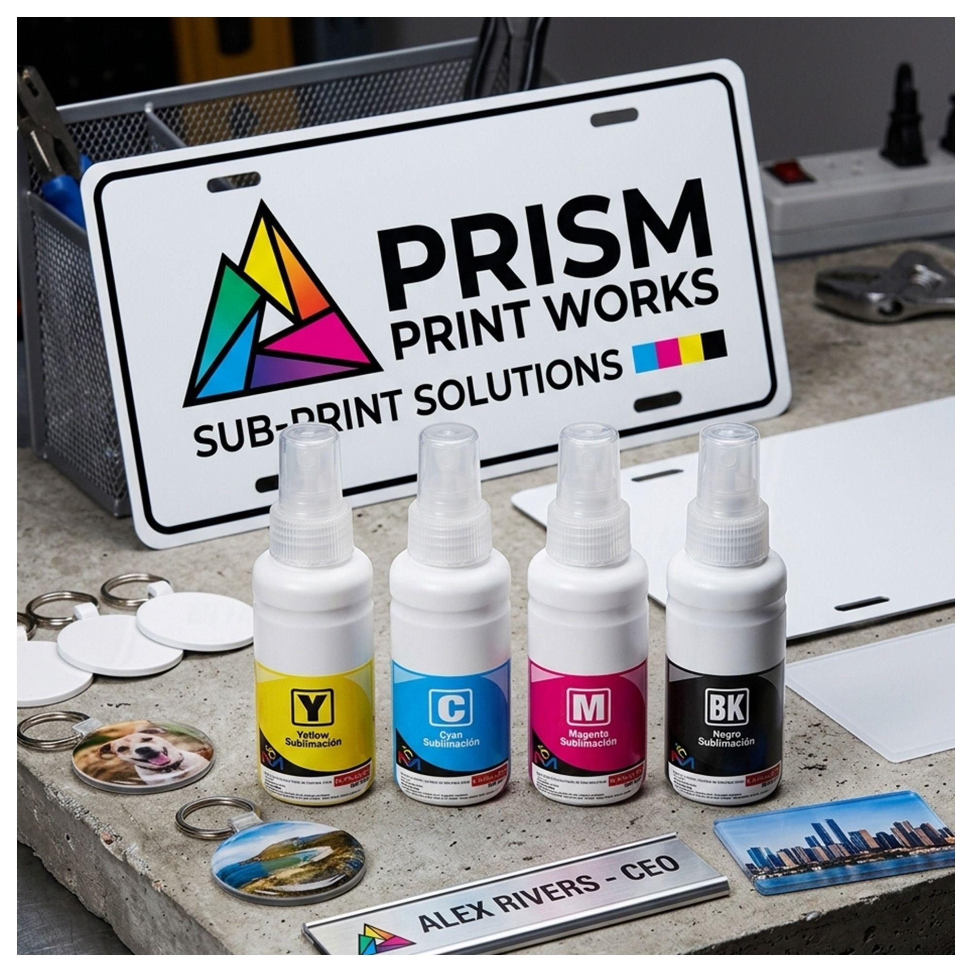 Pack 4 Tintas sublimacion compatible Epsn E/tank L3560-4
