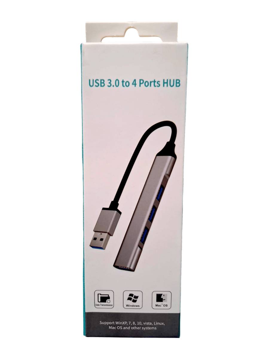 Adaptador Hub Usb 3.0 4 Puertos Ultra Slim Model 5701-2