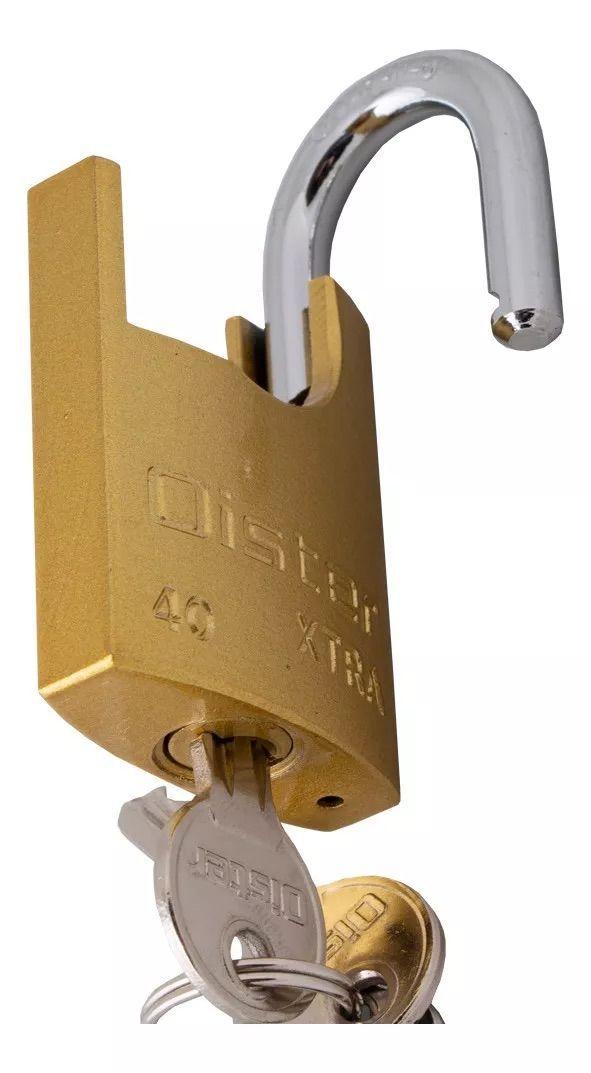 PACK X 4 Candado Oister Xtra Con Hombro 40mm-2