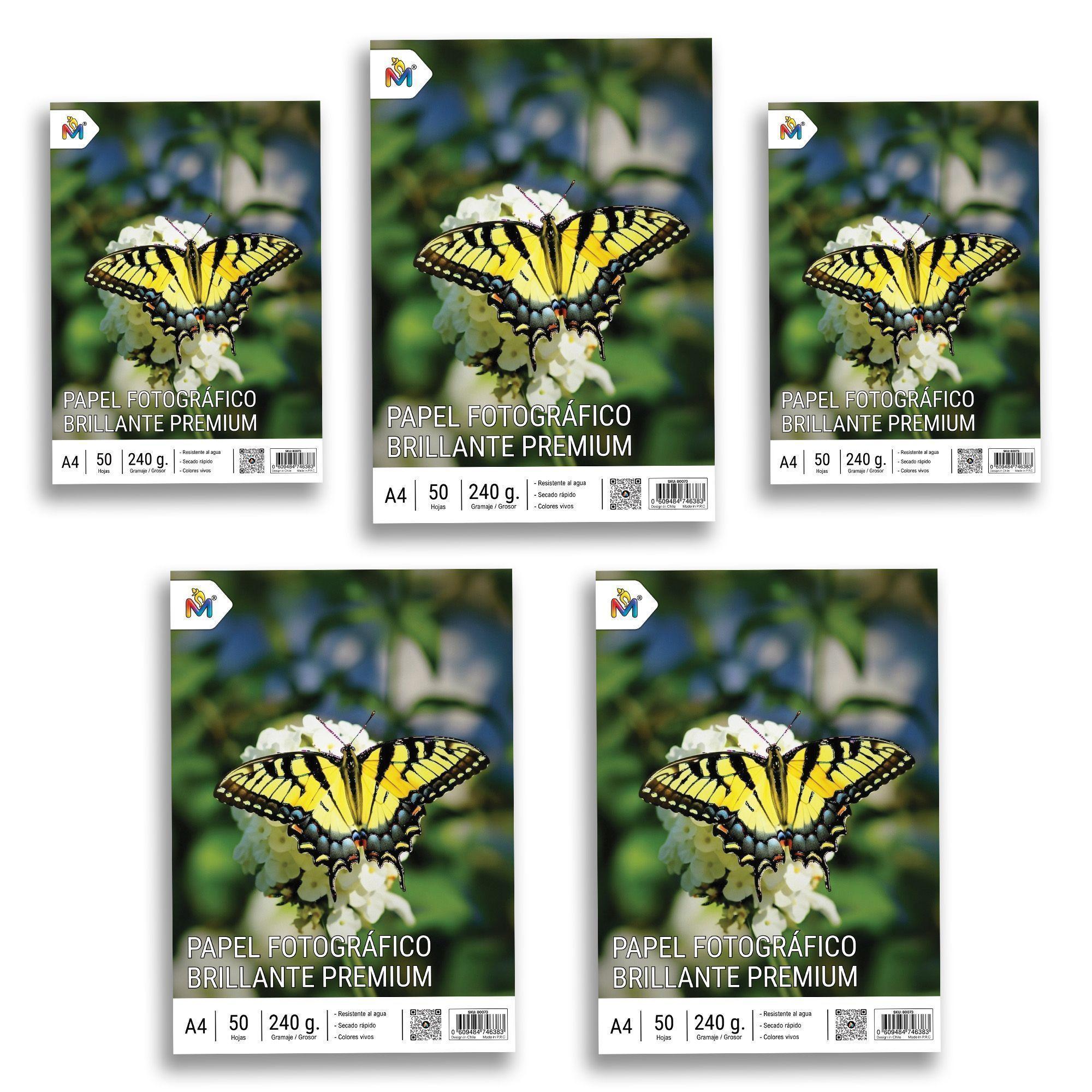 Pack Ahorro 5 Papel A4 230g Inkjet - Total 250 Hojas Foto-4