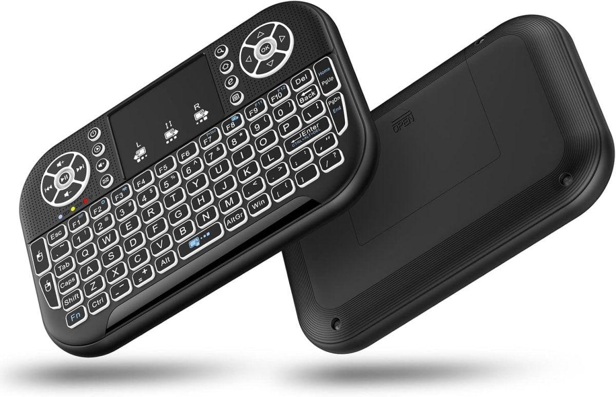 Teclado WiFi con Luz LED para Smart TV y PC-3