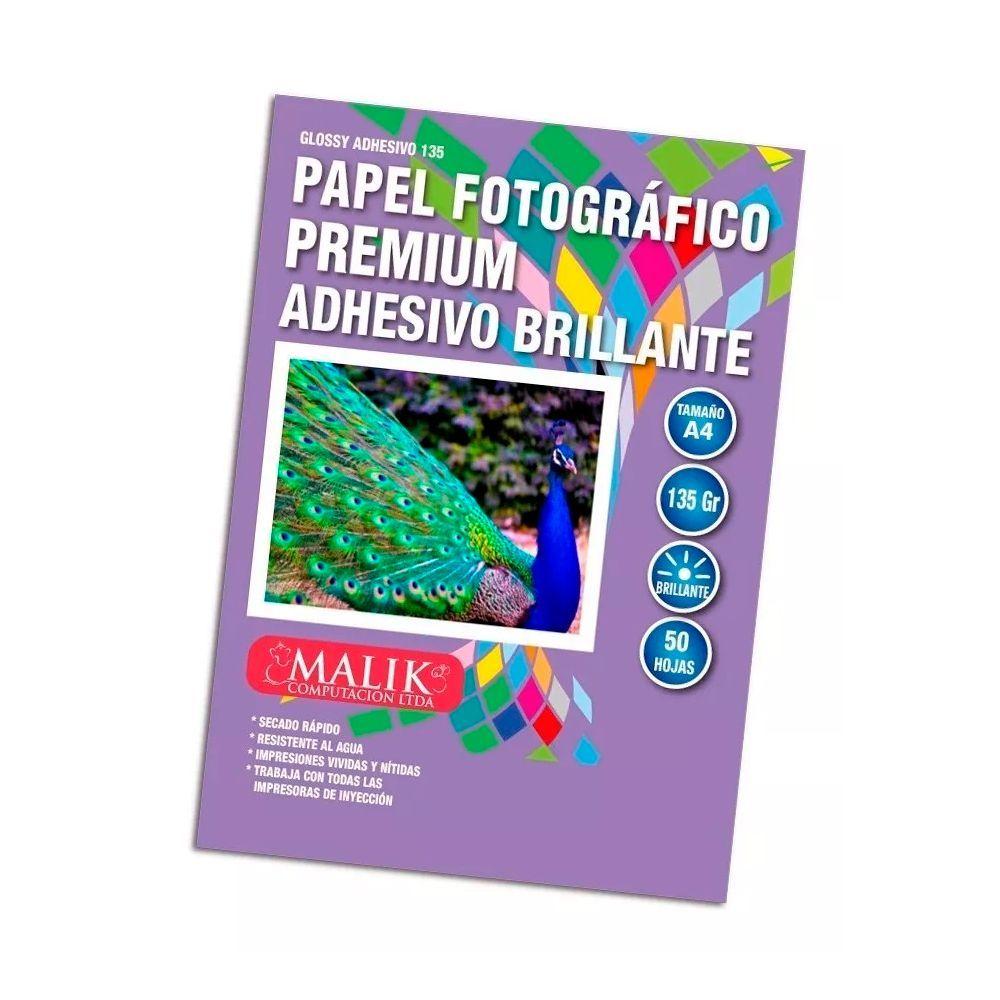 Papel Fotográfico Adhesivo Brillante 50 Hojas A4 135gr-1
