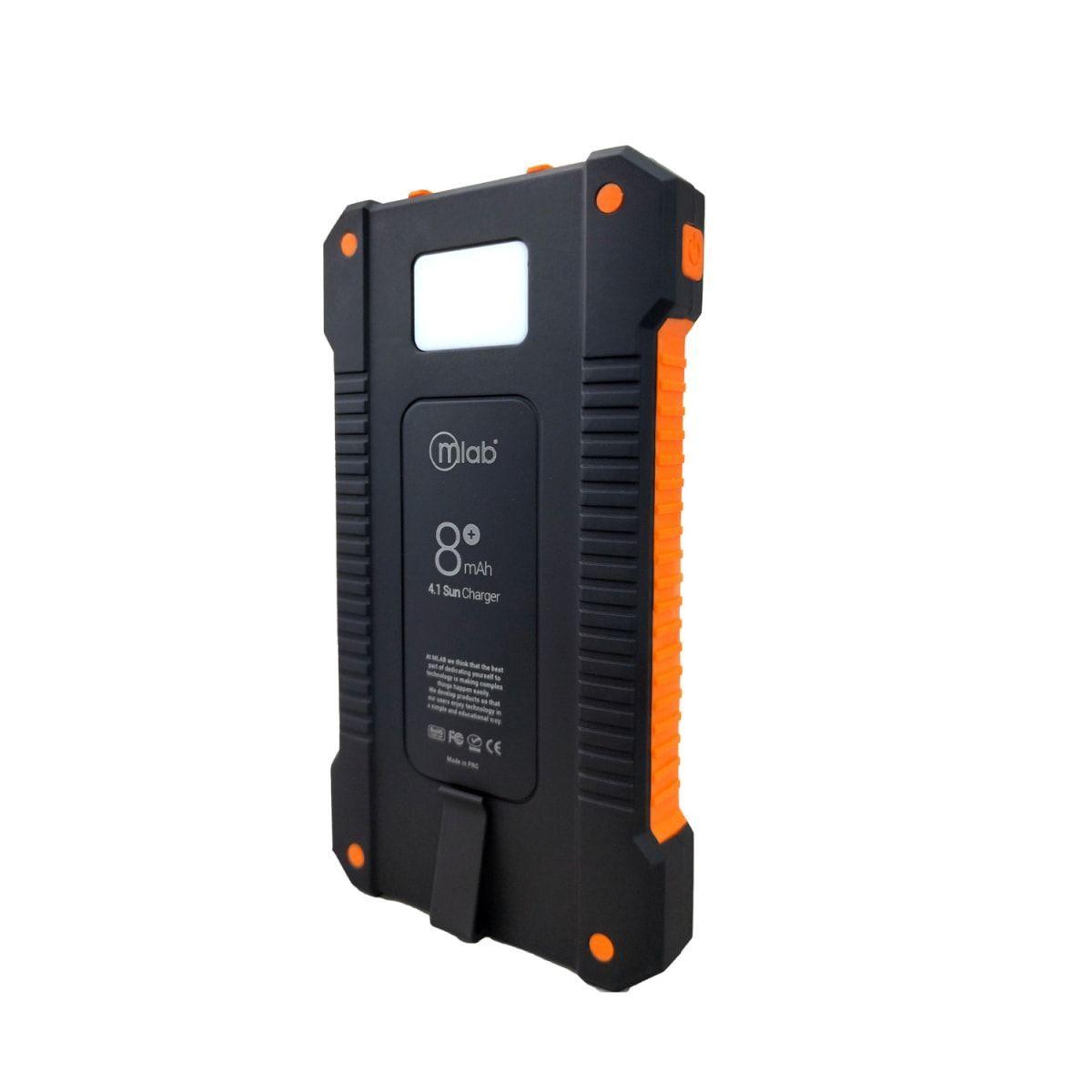 POWERBANK SOLAR 8.000mAh SUN CHARGER LIGHT 4 EN 1 MLAB 310MLB09408-2