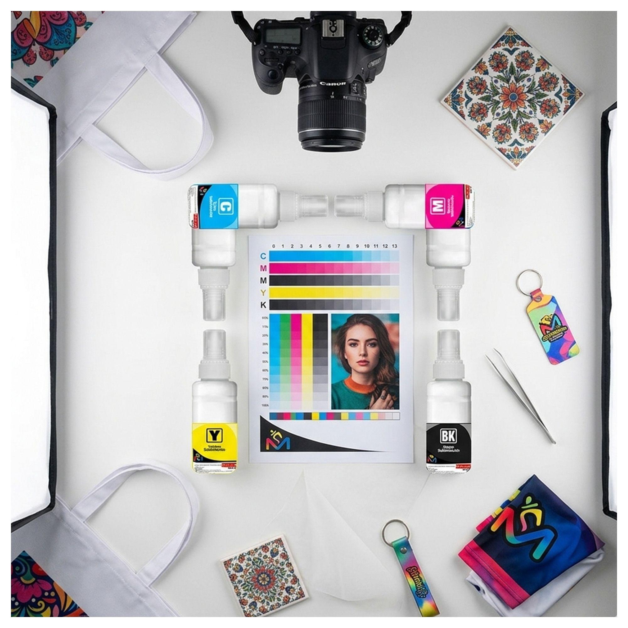 Pack 4 Tintas de sublimacion T49M para Epsn Surecolor F571-3