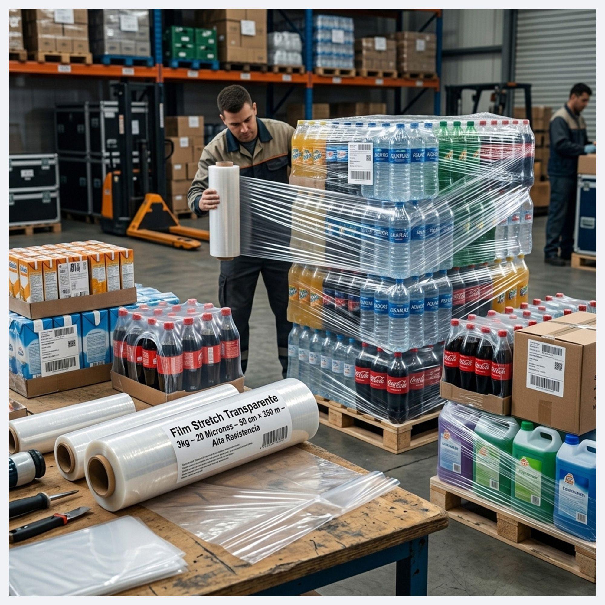 Film Stretch Transparente 50cm x 350m - Rollo 3kg 20 Mic-3