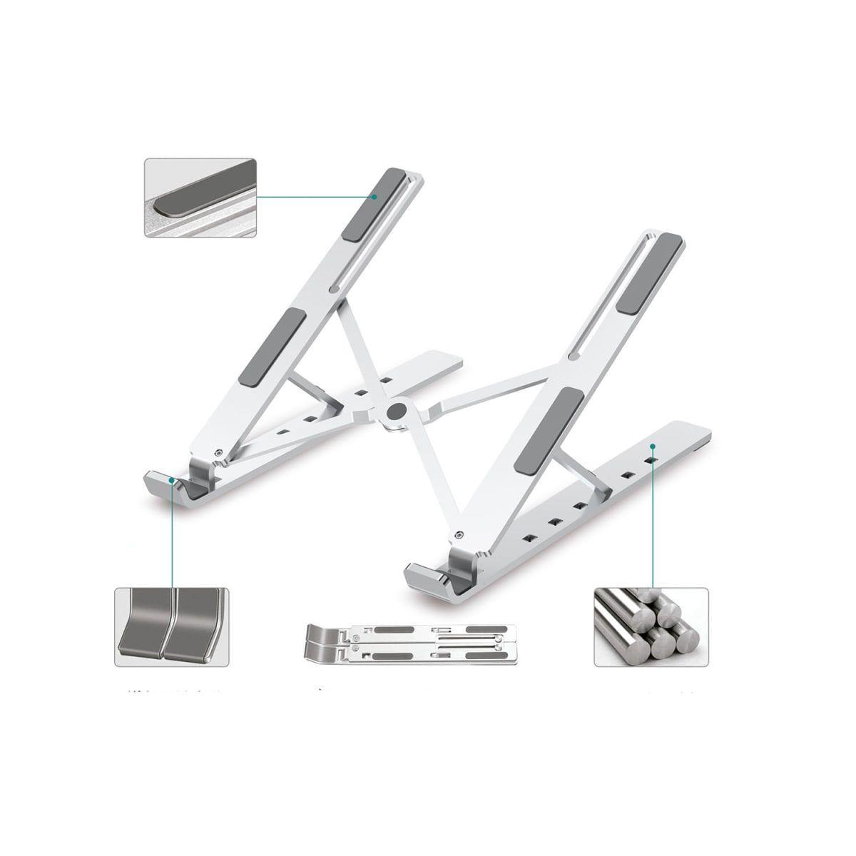 MLAB BASE PORTATIL NOTEBOOK ALUMINIO 6 POSICIONES-3