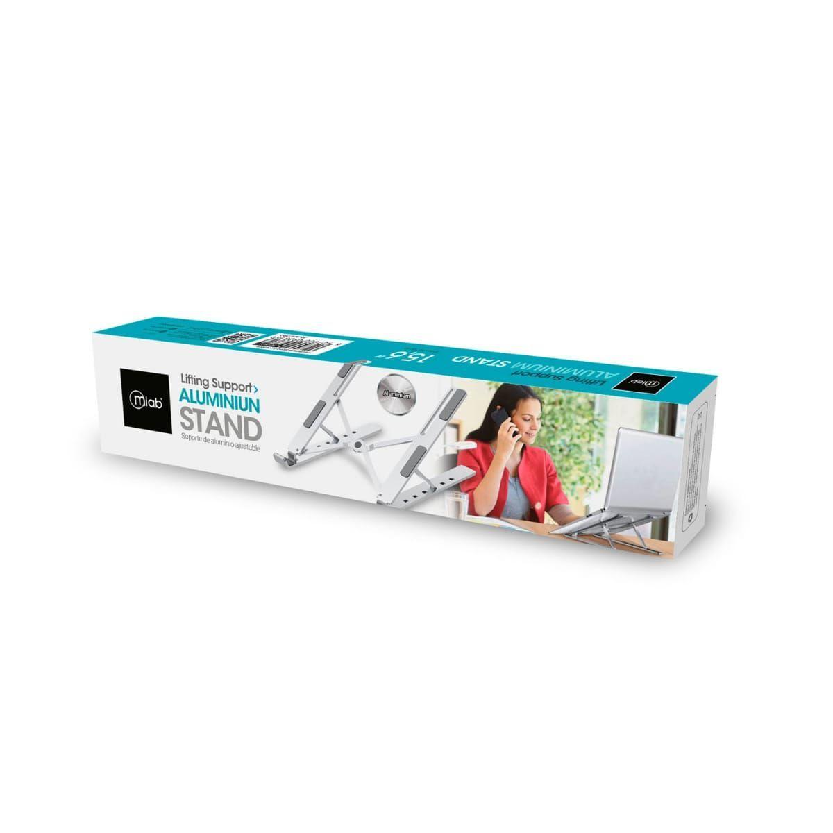 MLAB BASE PORTATIL NOTEBOOK ALUMINIO 6 POSICIONES-5