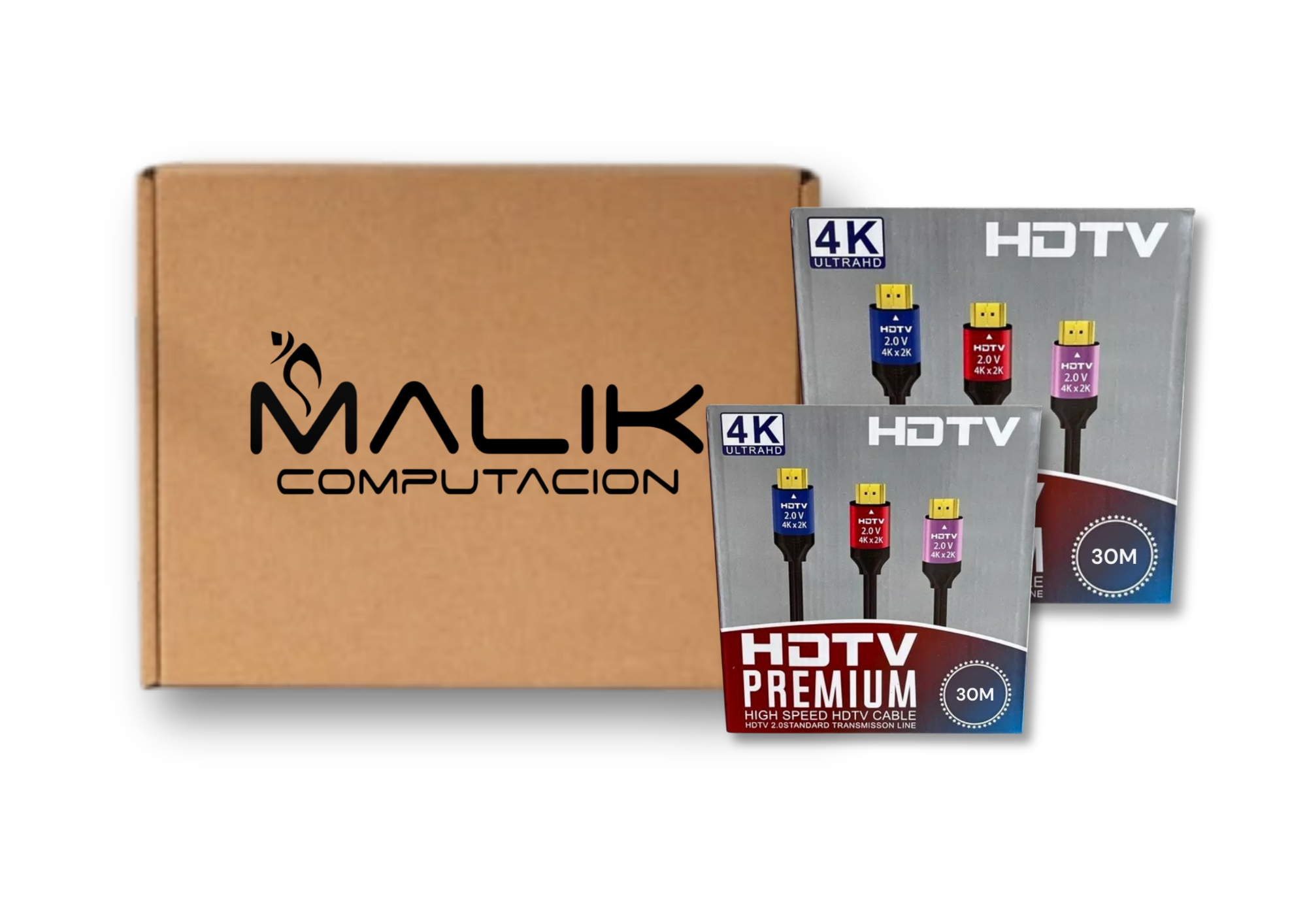 Cable Hdmi 4K Uhd V2.0 120hz 2160p De Alta Velocidad 30mt Pack 6-2