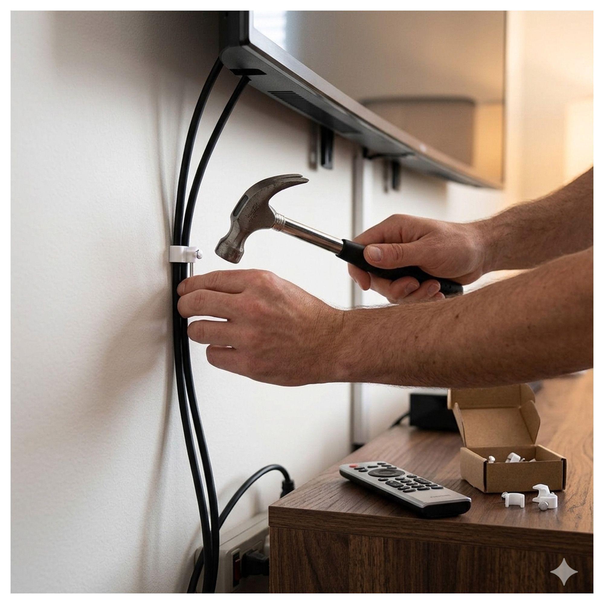 Pack de 300 Grampas de 18mm para Cable Calidad Reforzada-1