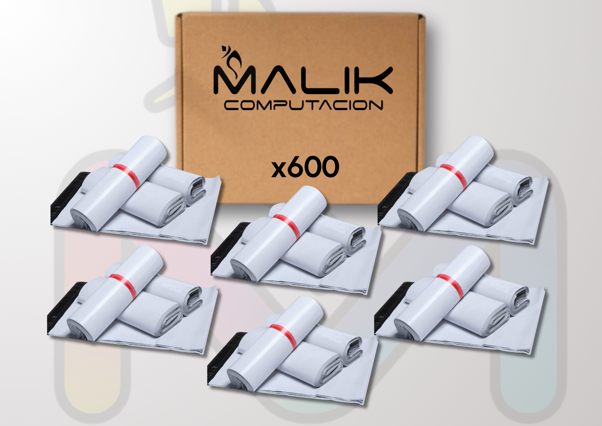 Pack 100 Bolsa Courier Resistente Segura Auto Adhesivo 30 x 42 cm Pack 6-1