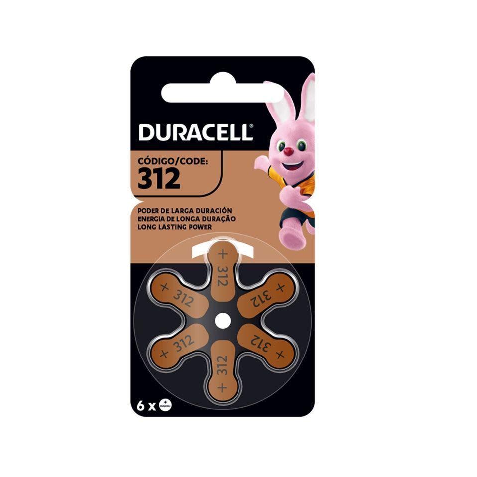 PACK 6 PILAS DURACELL D-312 AUDITIVA-1