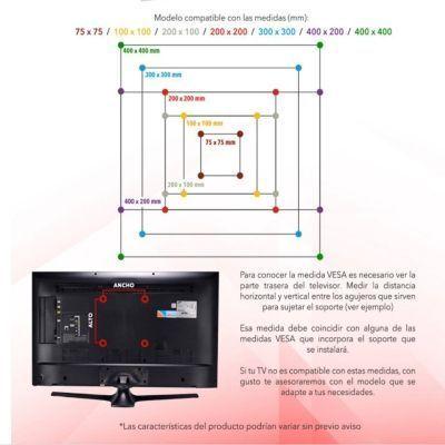 Soporte para tv de techo 23 a 42  pulgadas 9063-2