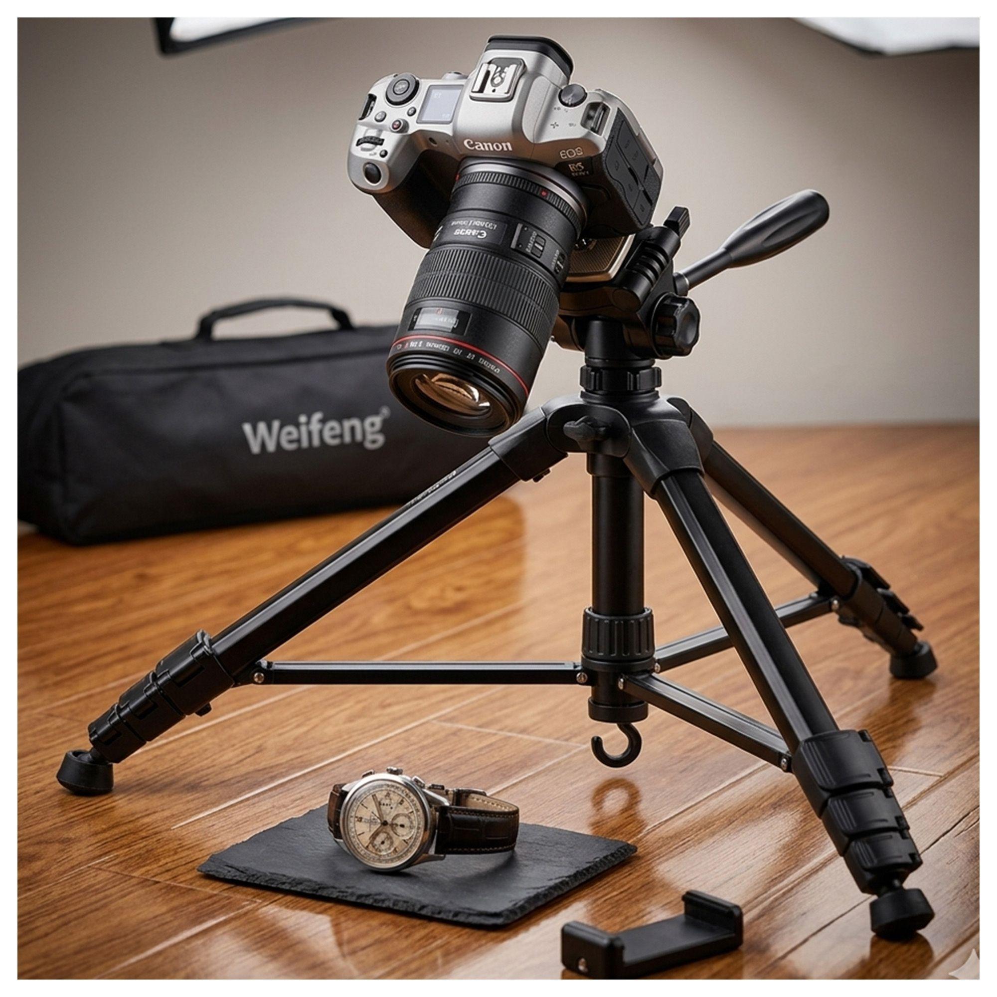 Trípode Fotográfico Weifeng WT3540 1.58 m con Bolso-2