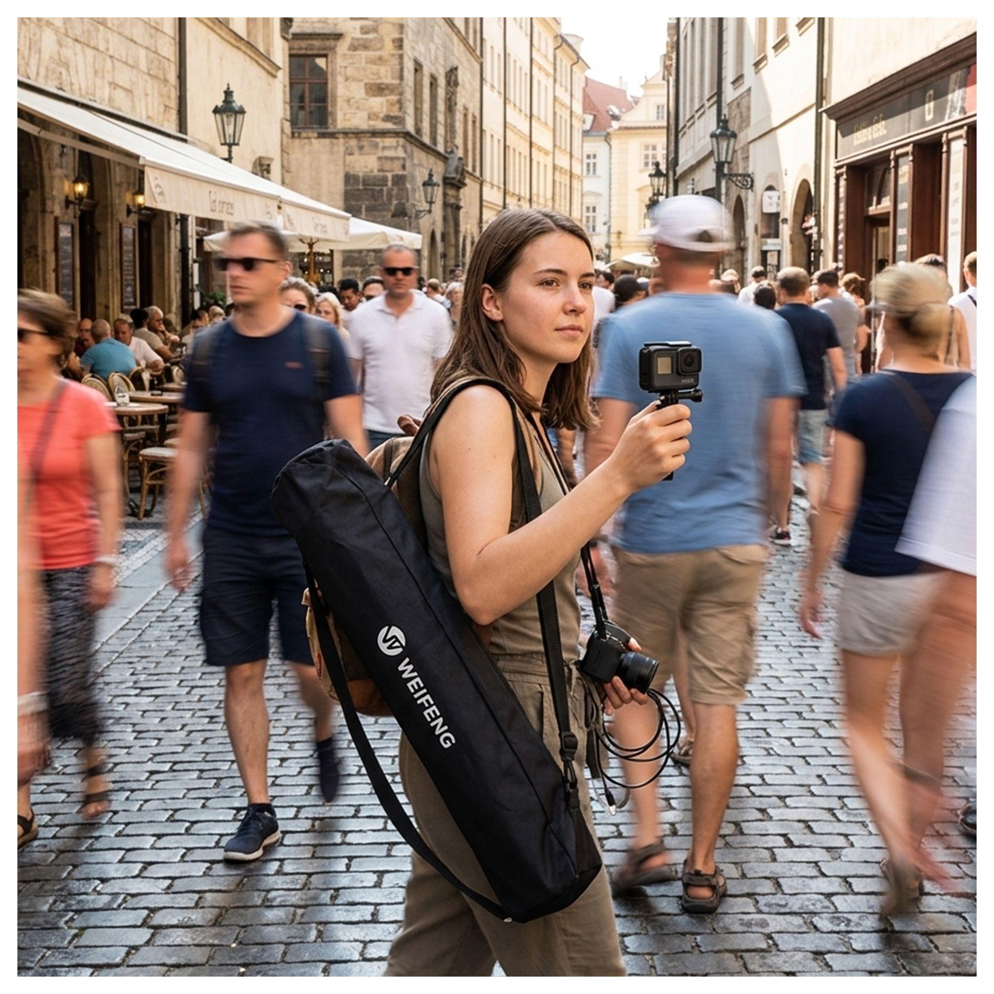 Trípode Fotográfico Weifeng WT3540 1.58 m con Bolso-3