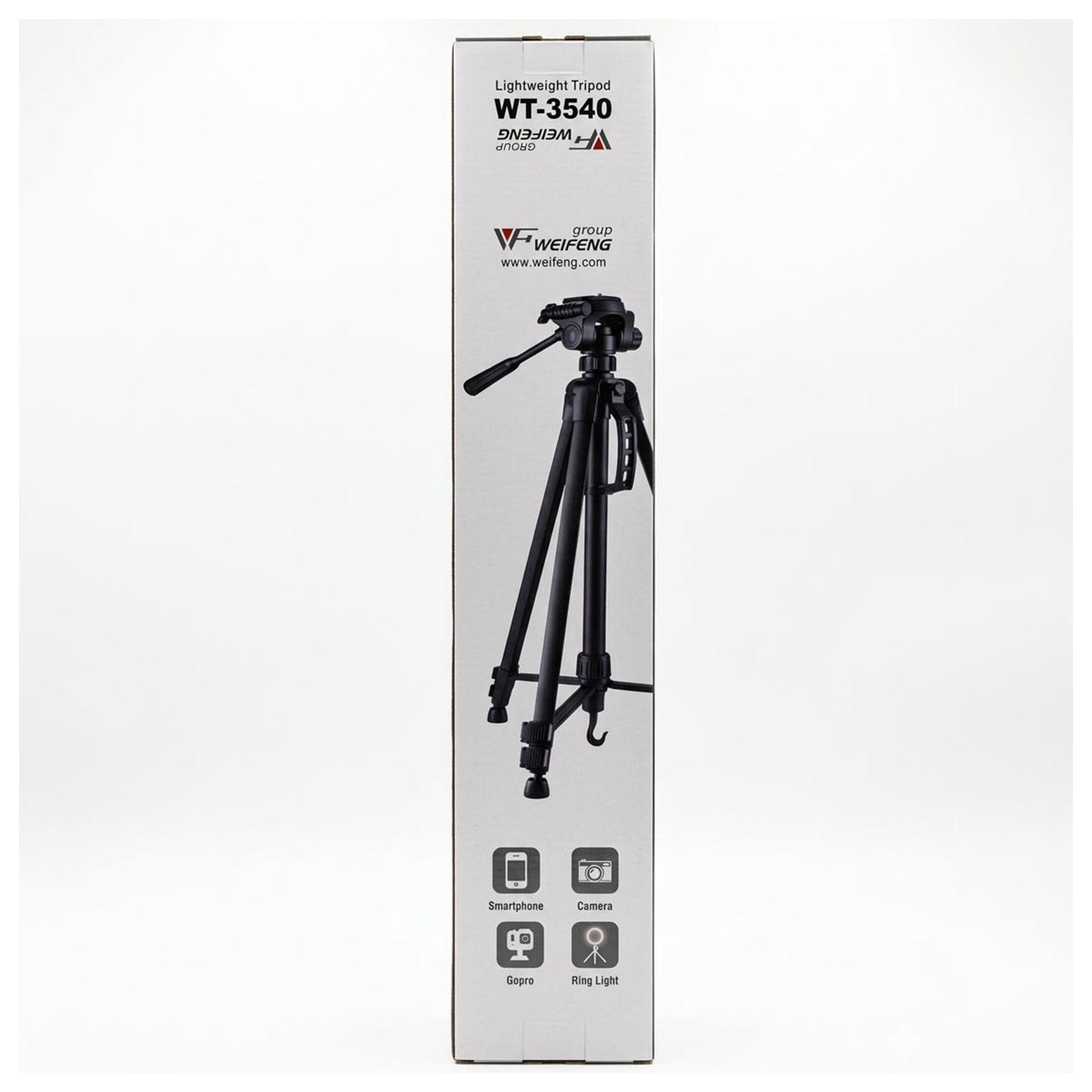 Trípode Fotográfico Weifeng WT3540 1.58 m con Bolso-6