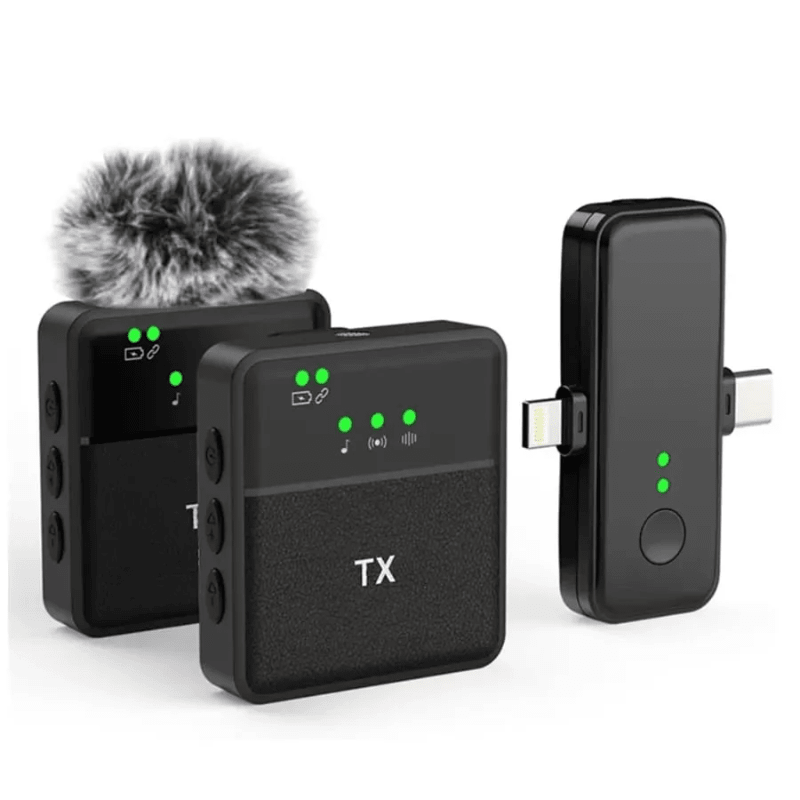 Micrófono Inalámbrico para Smartphones y Tablets-3
