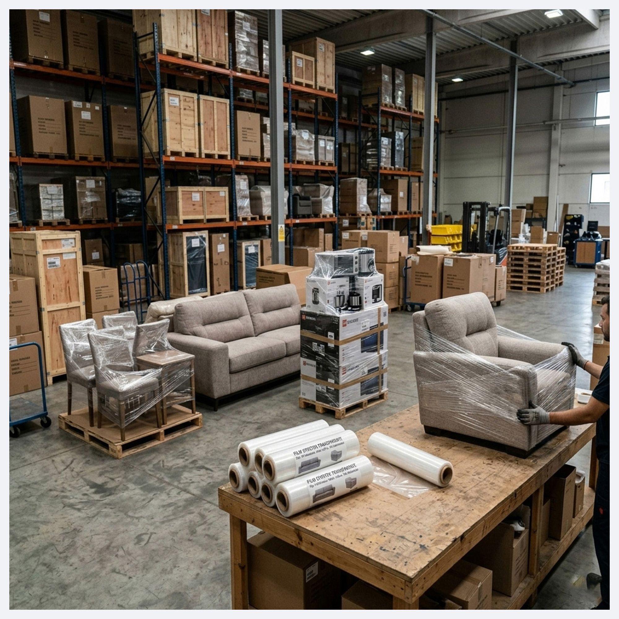 Film Transparente de Embalaje 3kg - 50cm x 350m 20 Mic-1