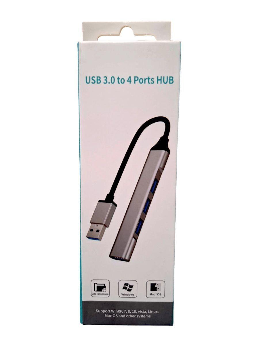 Adaptador Hub Usb 3.0 4 Puertos Ultra Slim Model 5701 Pack 3-2