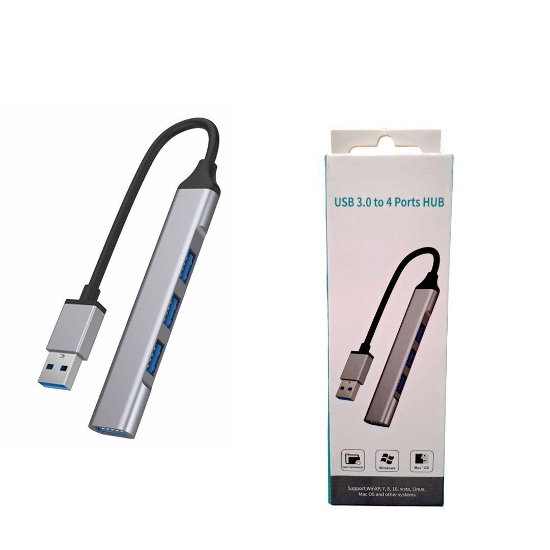 Adaptador Hub Usb 3.0 4 Puertos Ultra Slim Model 5701 Pack 3-3