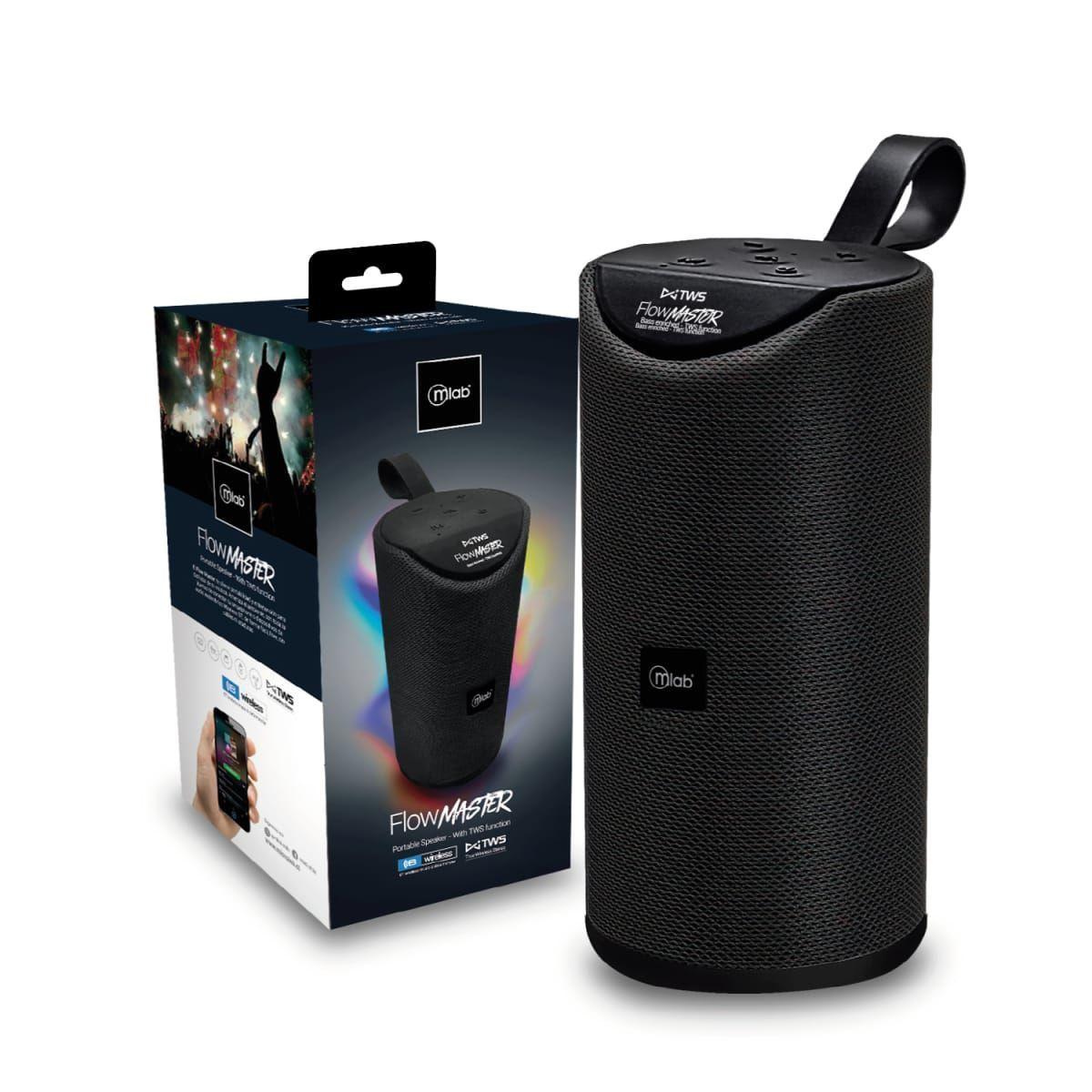 MLAB PARLANTE PORTATIL FLOW MASTER INALAMBRICO BLACK-2