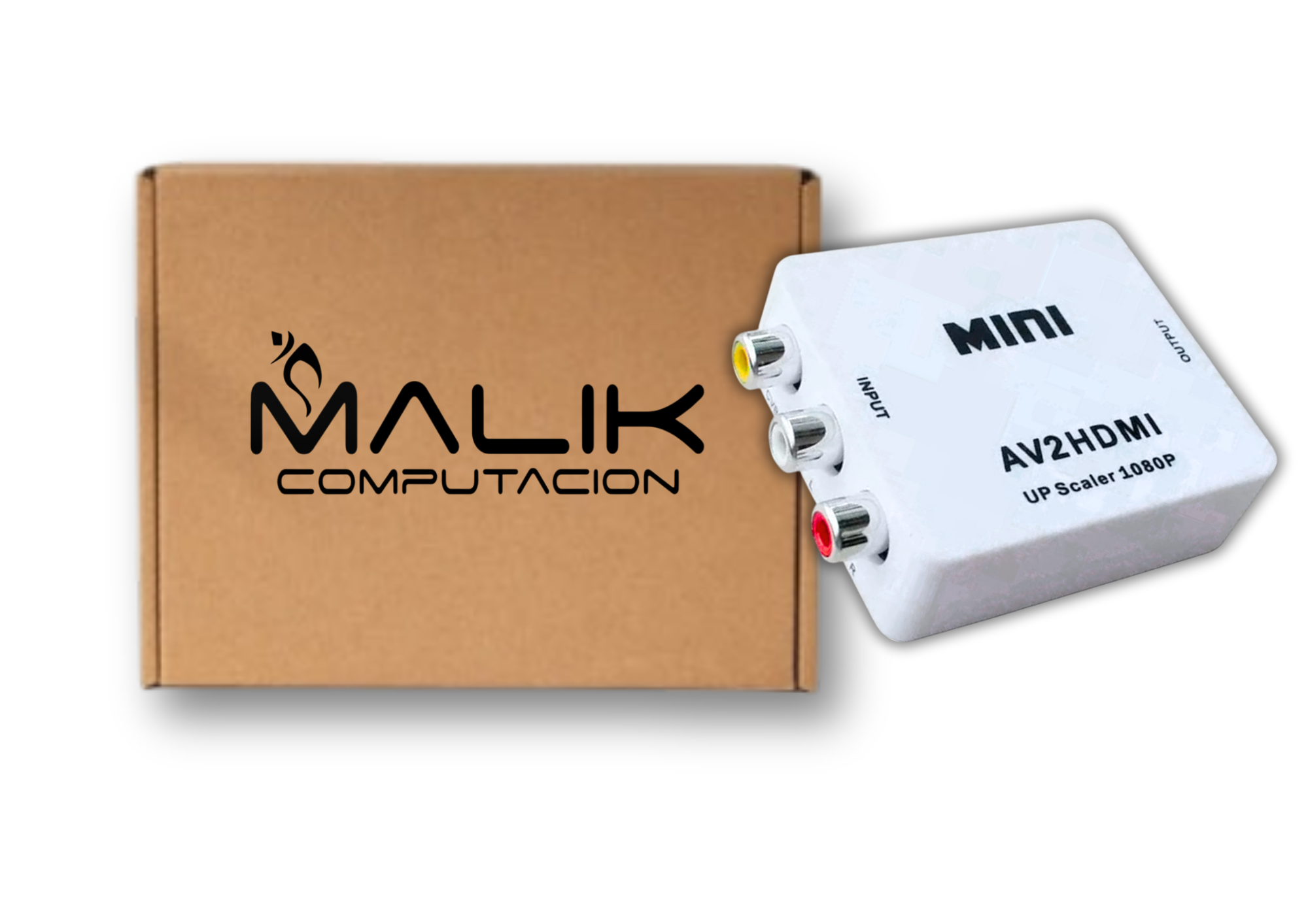 Adaptador AV a Hdmi Convertidor 3 RCA a HDMI AV2HDMI Pack 3-0