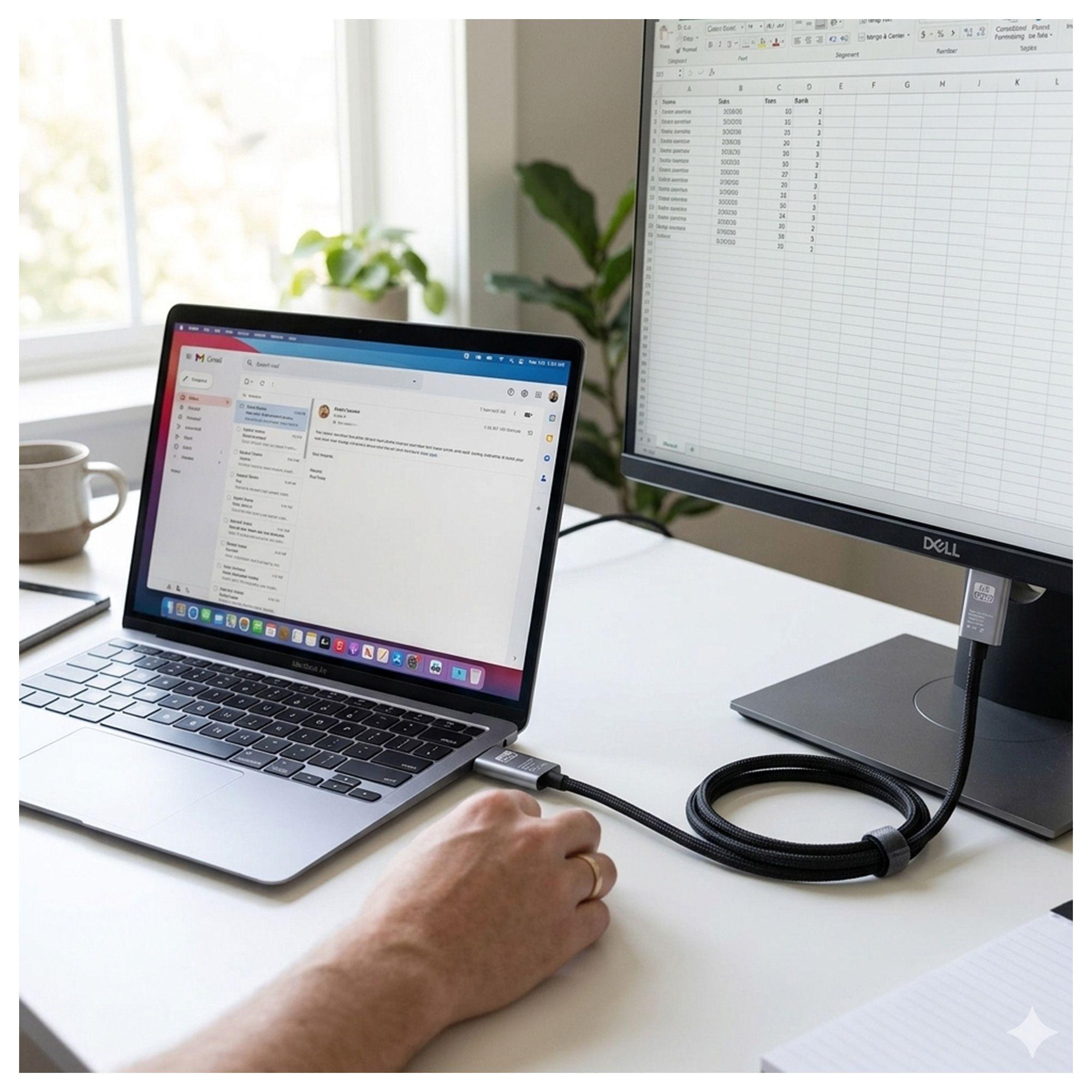 Cable USB-C a HDMI 4K 2 Metros para Computadora y Móvil-2