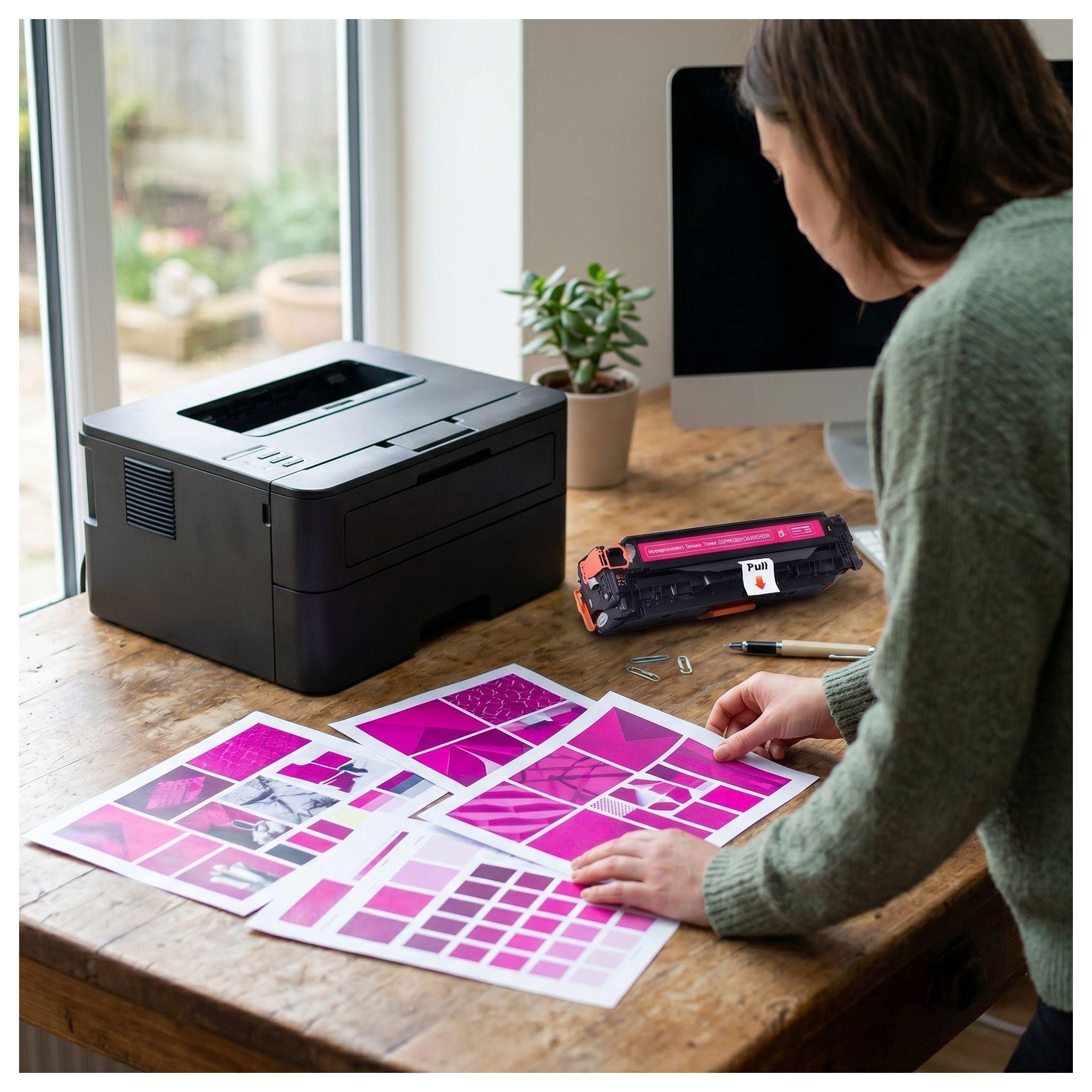 Toner compatible para Hp 304/305 Magenta CE413 Color Laserjet CP-2025DN-2
