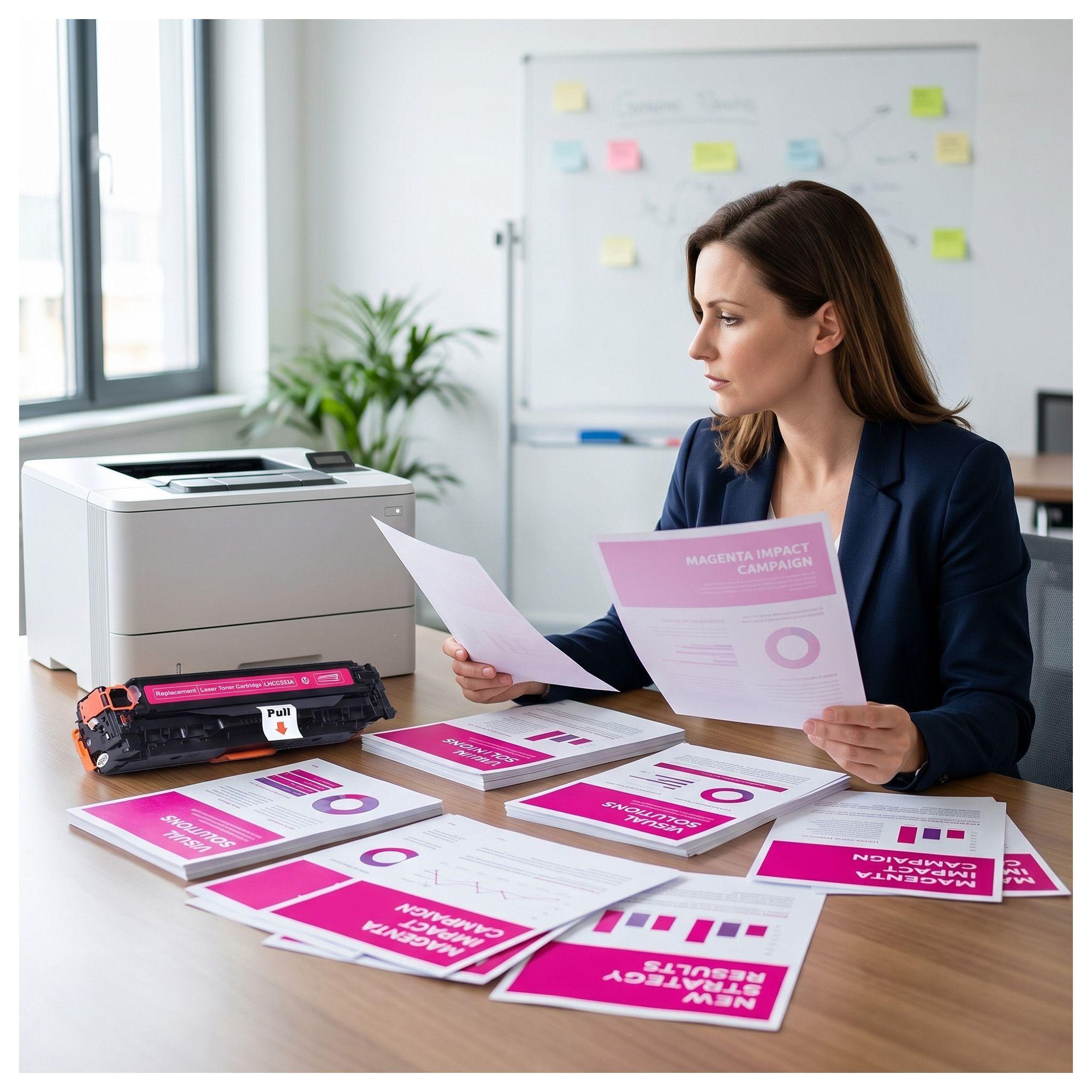 Toner compatible para Hp 304/305 Magenta CE413 Color Laserjet CP-2025DN-3